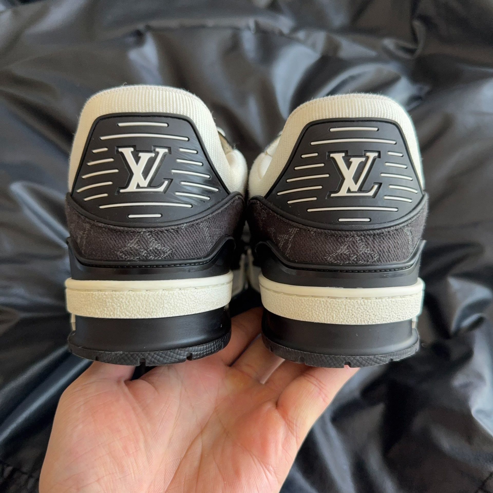Louis Vuitton Louis Vuitton Training Denim Black Lowtop Sneakers 6 Men Size US 6 / EU 39 - 3 Thumbnail