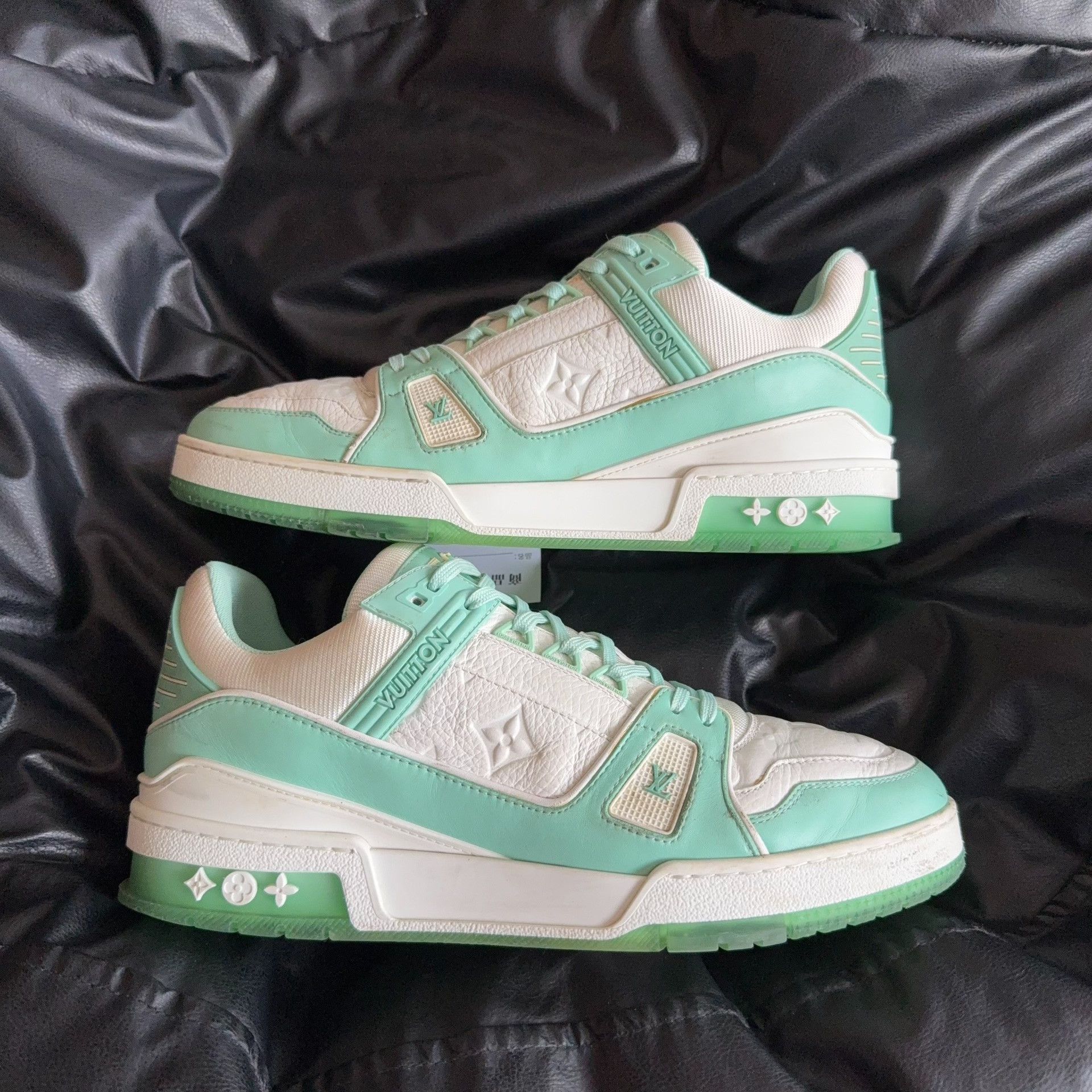 Louis Vuitton Louis Vuitton Training Green Lowtop Sneakers 7 Men Size US 7 / EU 40 - 5 Thumbnail