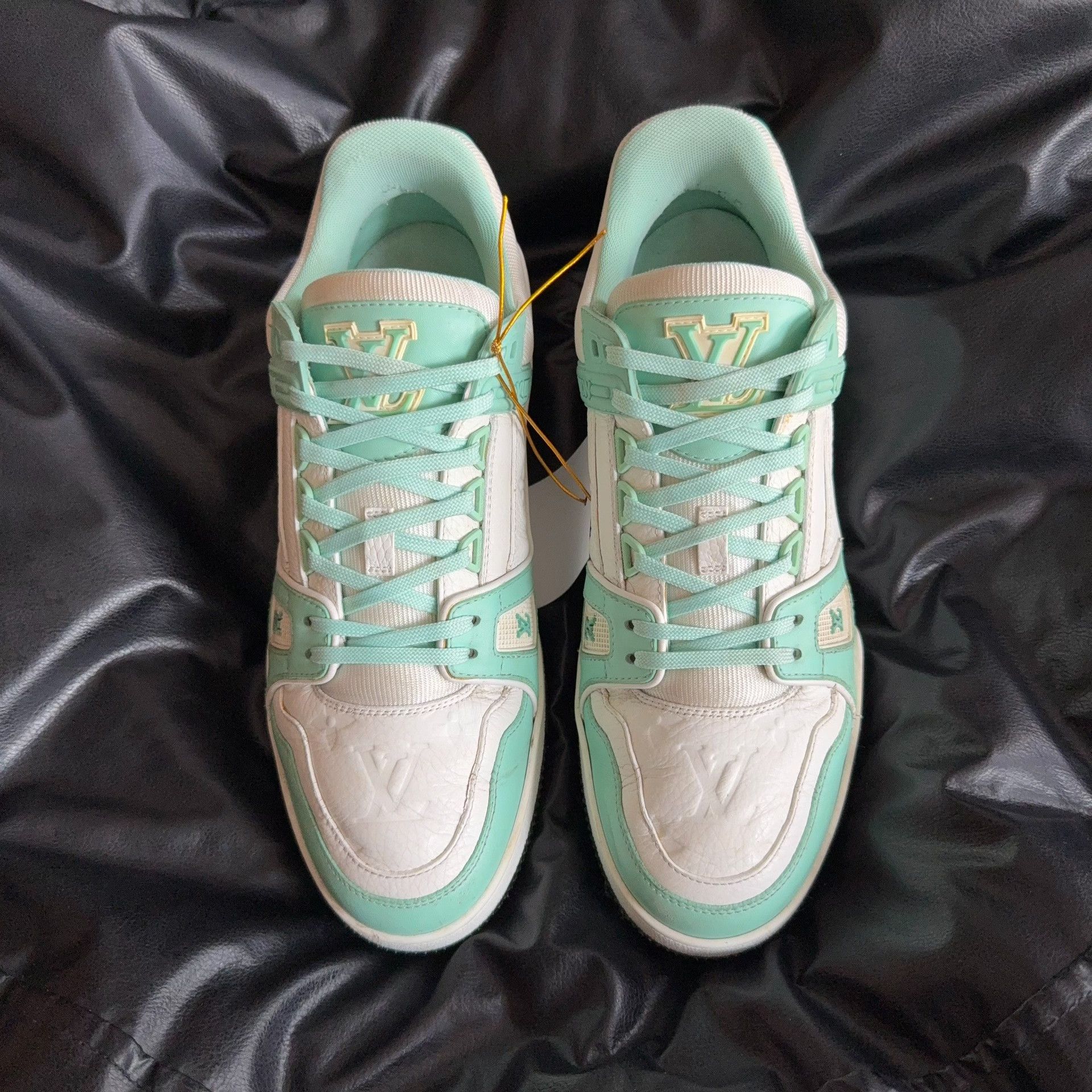 Louis Vuitton Louis Vuitton Training Green Lowtop Sneakers 7 Men Size US 7 / EU 40 - 2 Thumbnail