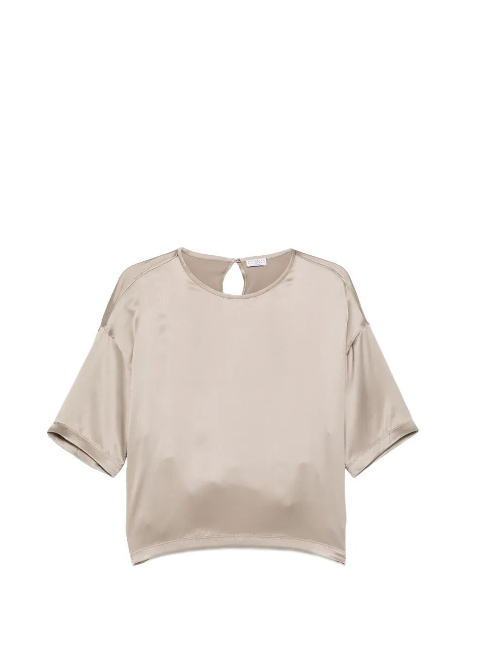 Brunello Cucinelli SHORT SLEEVES BLOUSE Size L / US 10 / IT 46 - 4 Thumbnail