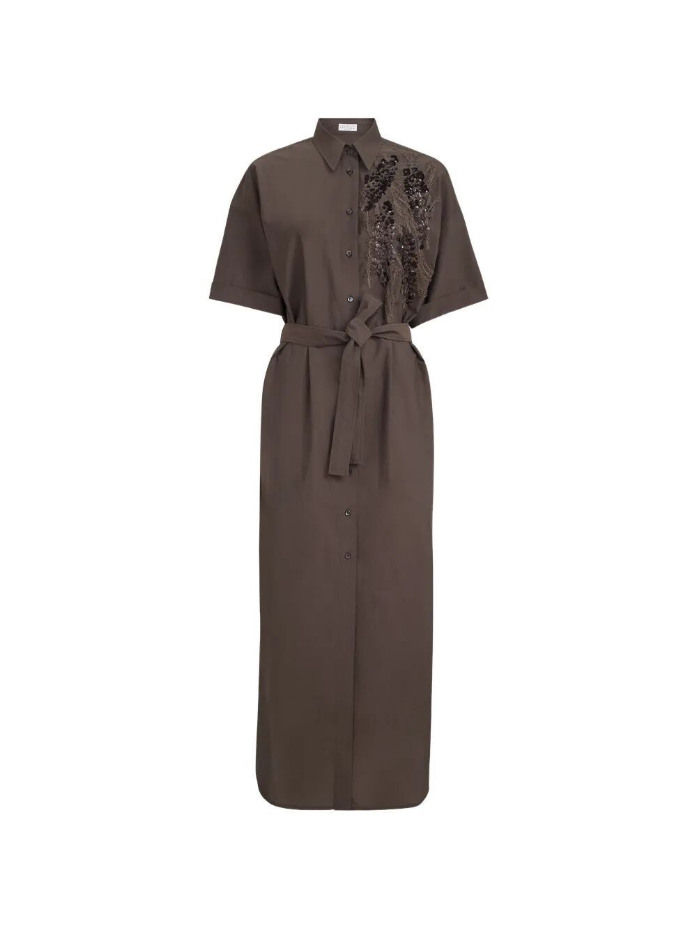 Brunello Cucinelli MIDI DRESS Size L / US 10 / IT 46 - 4 Thumbnail