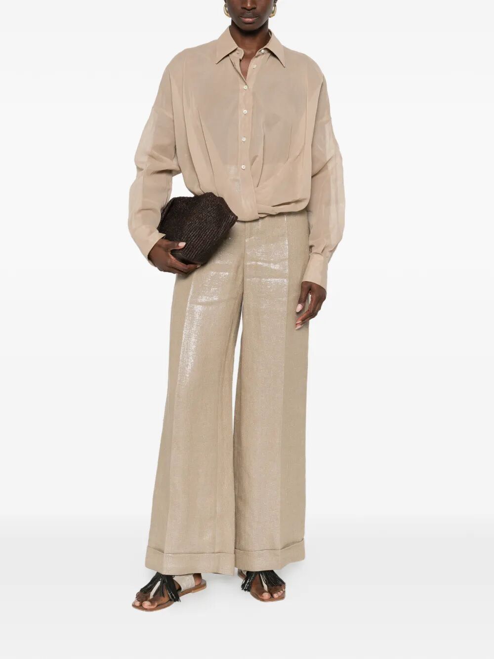 Brunello Cucinelli CLASSIC SHIRT Size S / US 4 / IT 40 - 3 Thumbnail