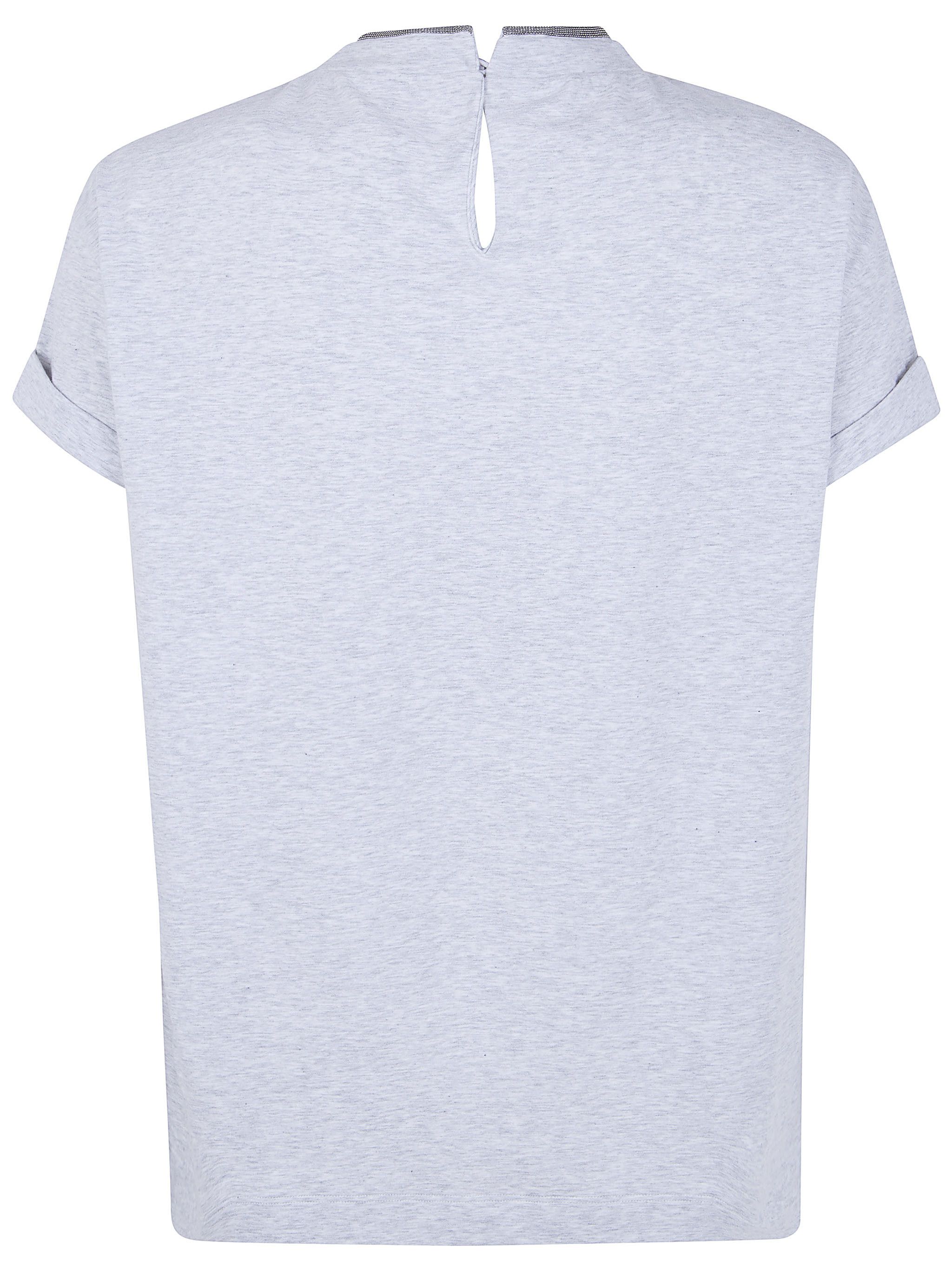 Brunello Cucinelli ROUND NECK T-SHIRT Size M / US 6-8 / IT 42-44 - 2 Thumbnail