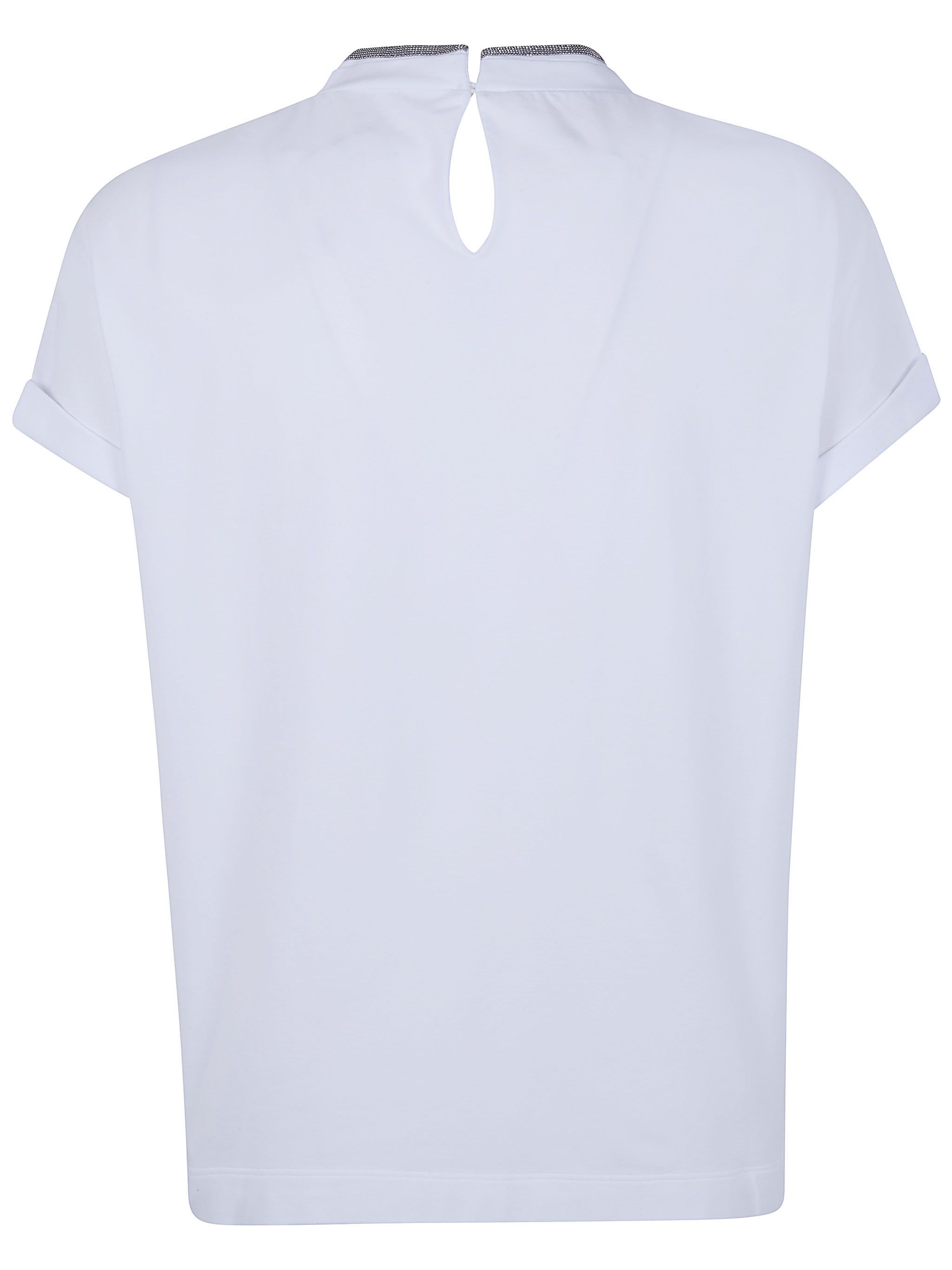 Brunello Cucinelli ROUND NECK T-SHIRT Size S / US 4 / IT 40 - 2 Thumbnail