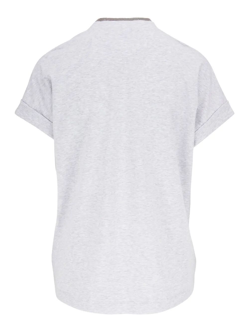Brunello Cucinelli V NECK T-SHIRT Size XXL / US 16-18 / IT 52-54 - 5 Thumbnail