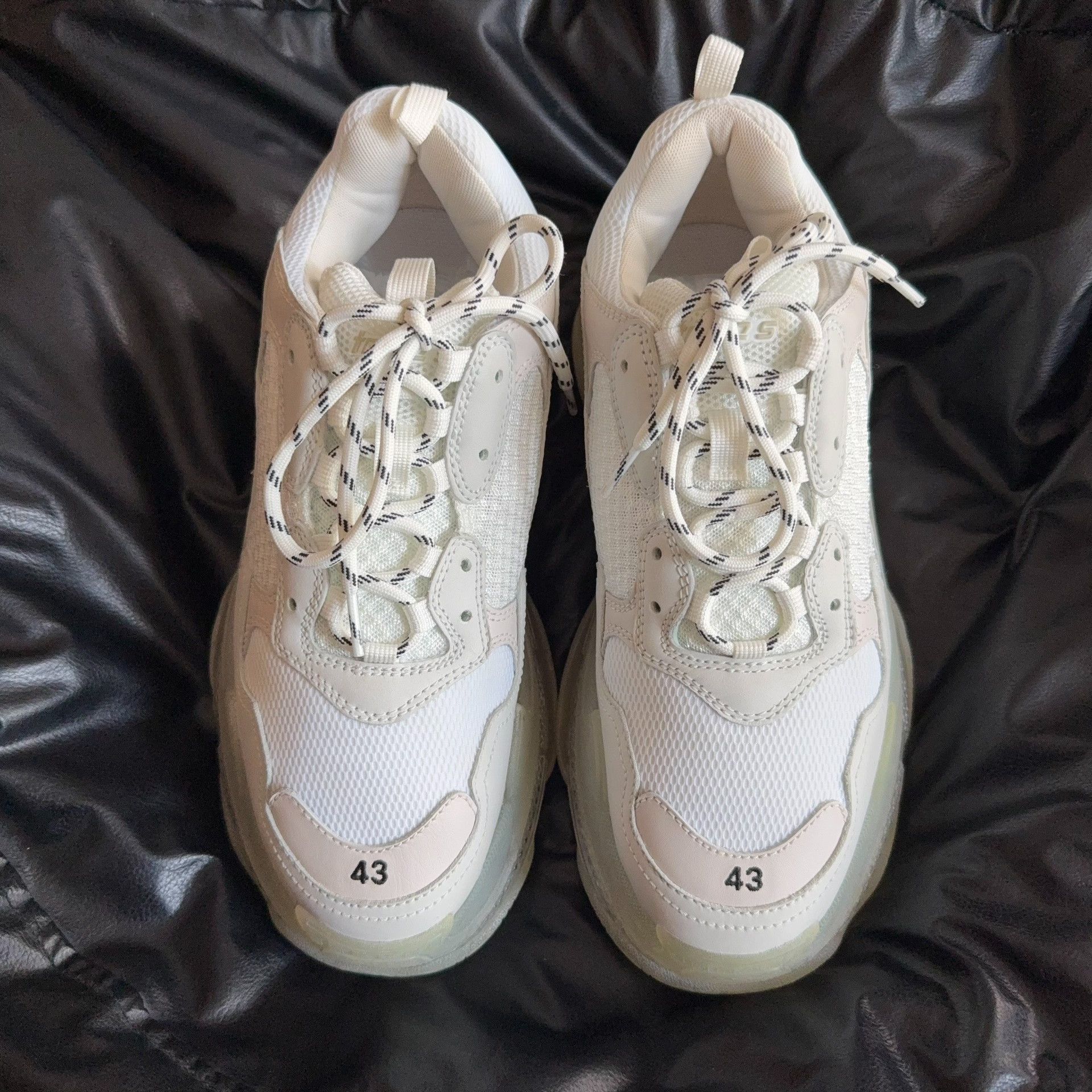 Balenciaga Balenciaga Clear White Lowtop Sneakers 43 Men Size US 10 / EU 43 - 2 Thumbnail