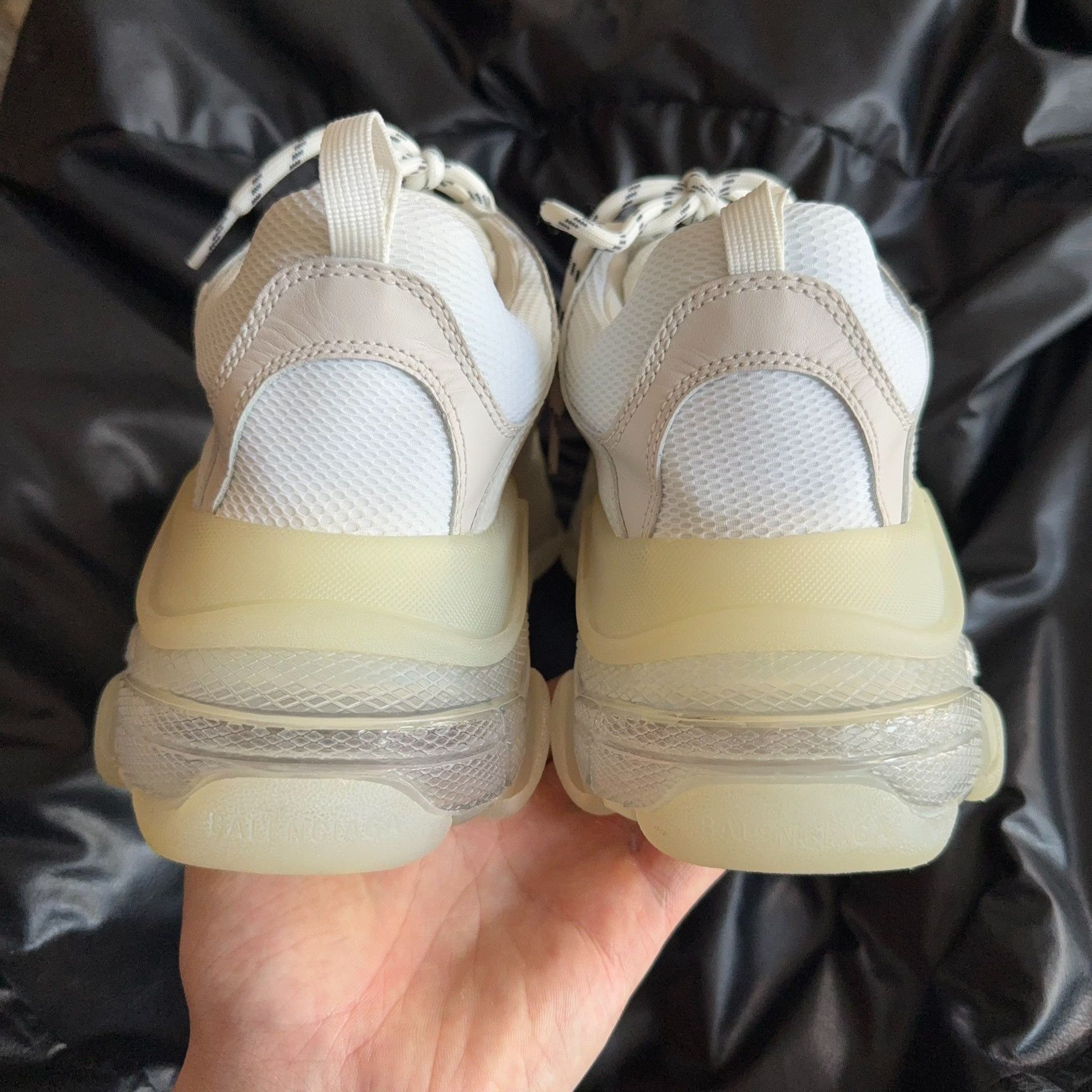 Balenciaga Balenciaga Clear White Lowtop Sneakers 43 Men Size US 10 / EU 43 - 3 Thumbnail