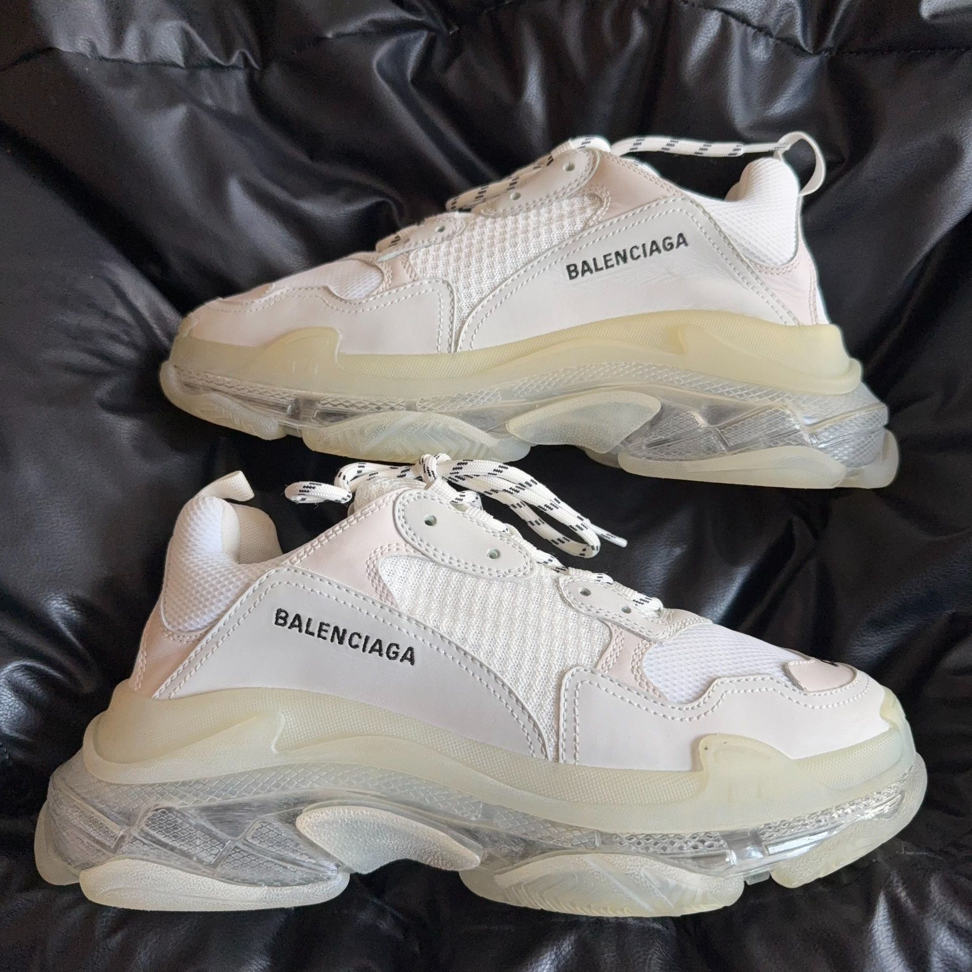 Balenciaga Balenciaga Clear White Lowtop Sneakers 43 Men Size US 10 / EU 43 - 5 Thumbnail