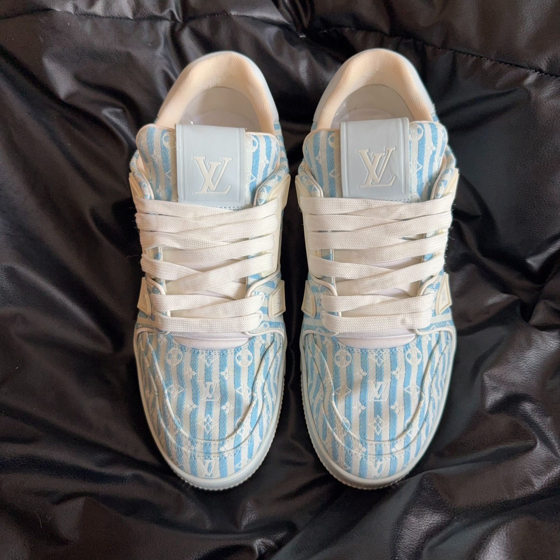 Louis Vuitton Louis Vuitton Training Blue Lowtop Sneakers 7 Men Size US 7 / EU 40 - 2 Thumbnail