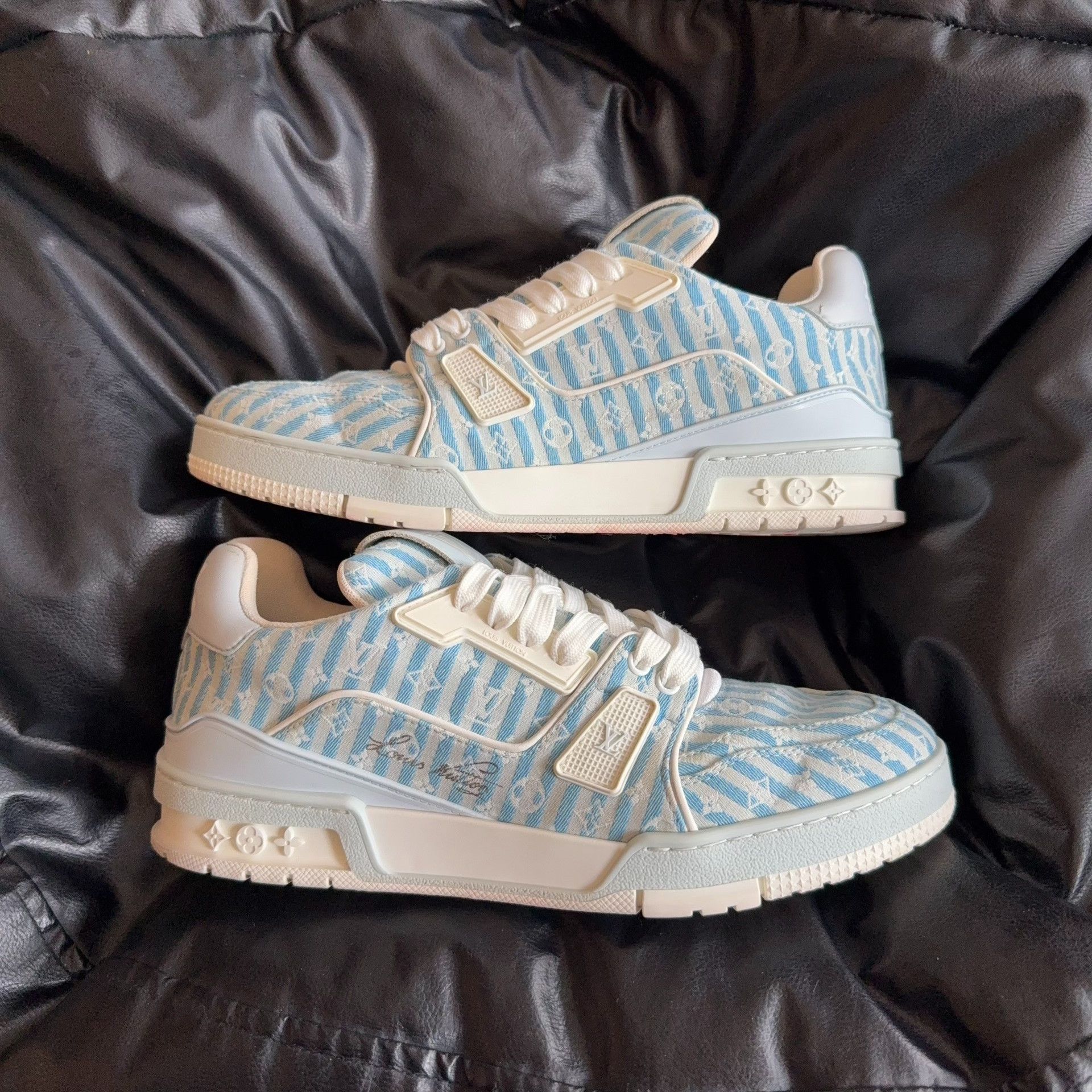 Louis Vuitton Louis Vuitton Training Blue Lowtop Sneakers 7 Men Size US 7 / EU 40 - 5 Thumbnail