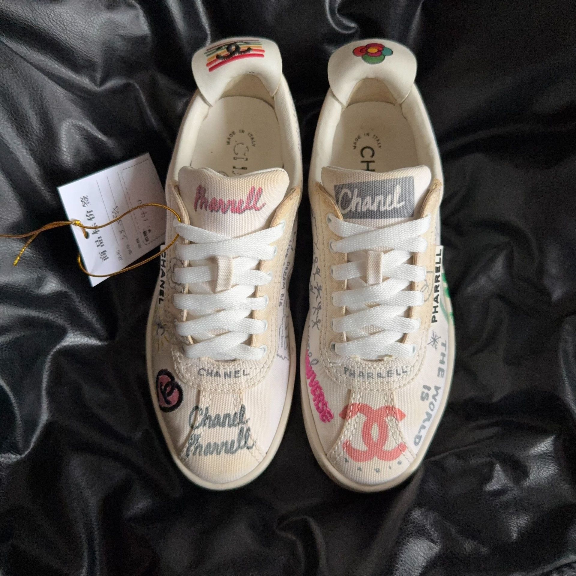 Chanel Chanel Collab Limited Lowtop Sneakers 35.5 Women Size US 5 / IT 35 - 2 Thumbnail
