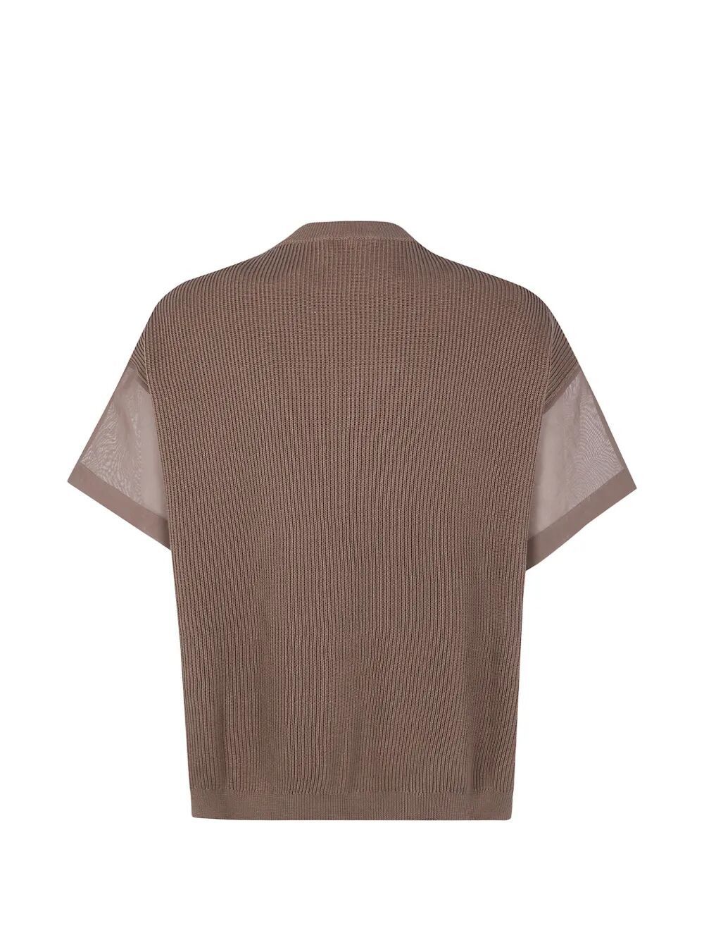 Brunello Cucinelli SHORT SLEEVES SWEATER Size L / US 10 / IT 46 - 6 Thumbnail