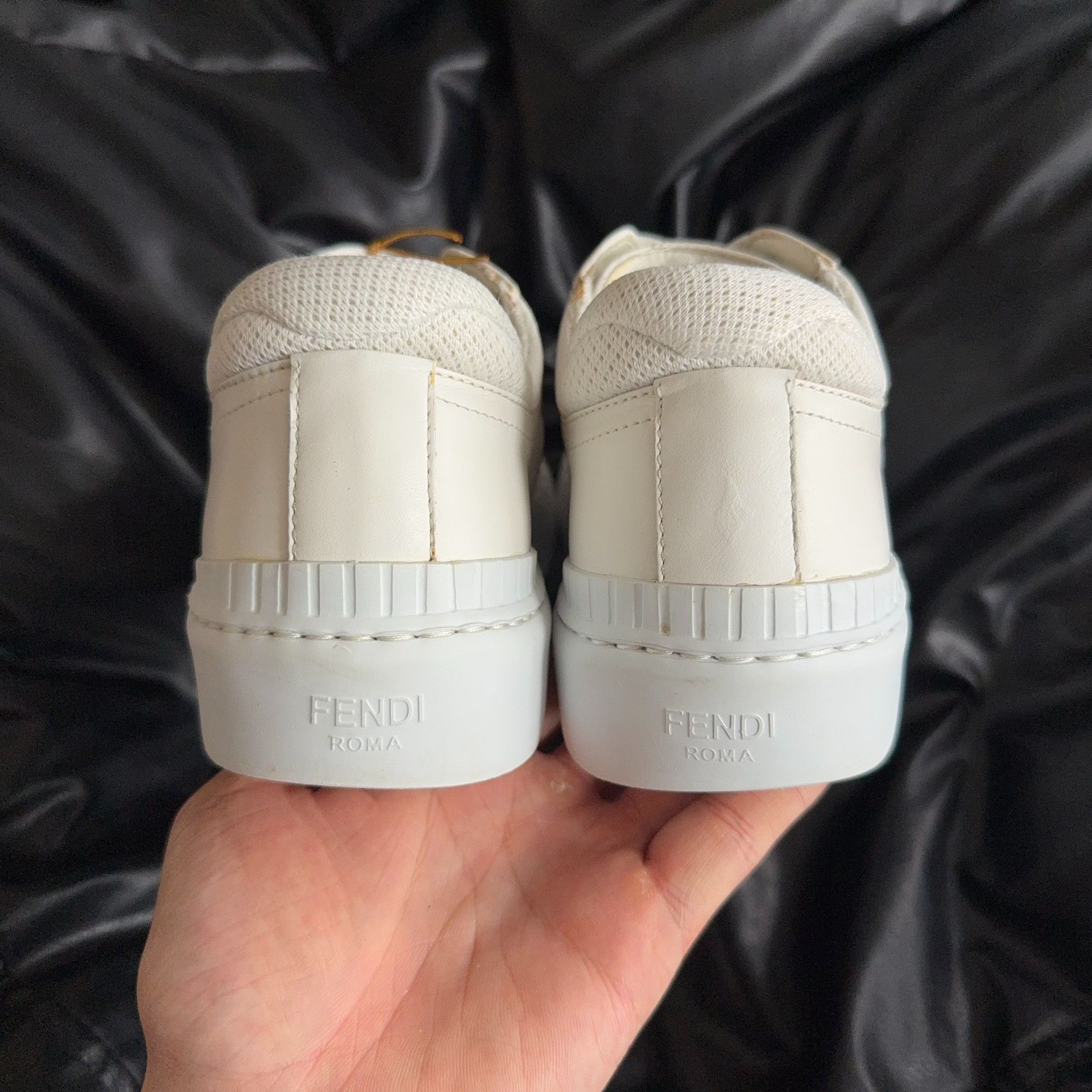 Fendi Fendi White Lowtop Sneakers 38 Women Size US 7.5 / IT 37.5 - 3 Thumbnail
