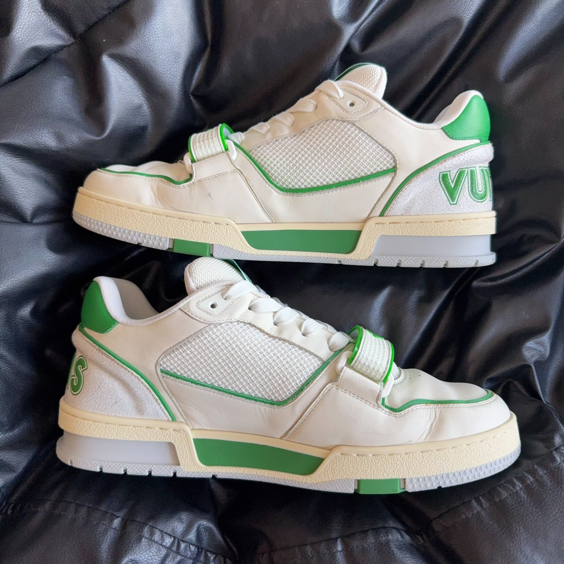 Louis Vuitton Louis Vuitton Training Green Lowtop Sneakers 8 Men Size US 8 / EU 41 - 6 Thumbnail