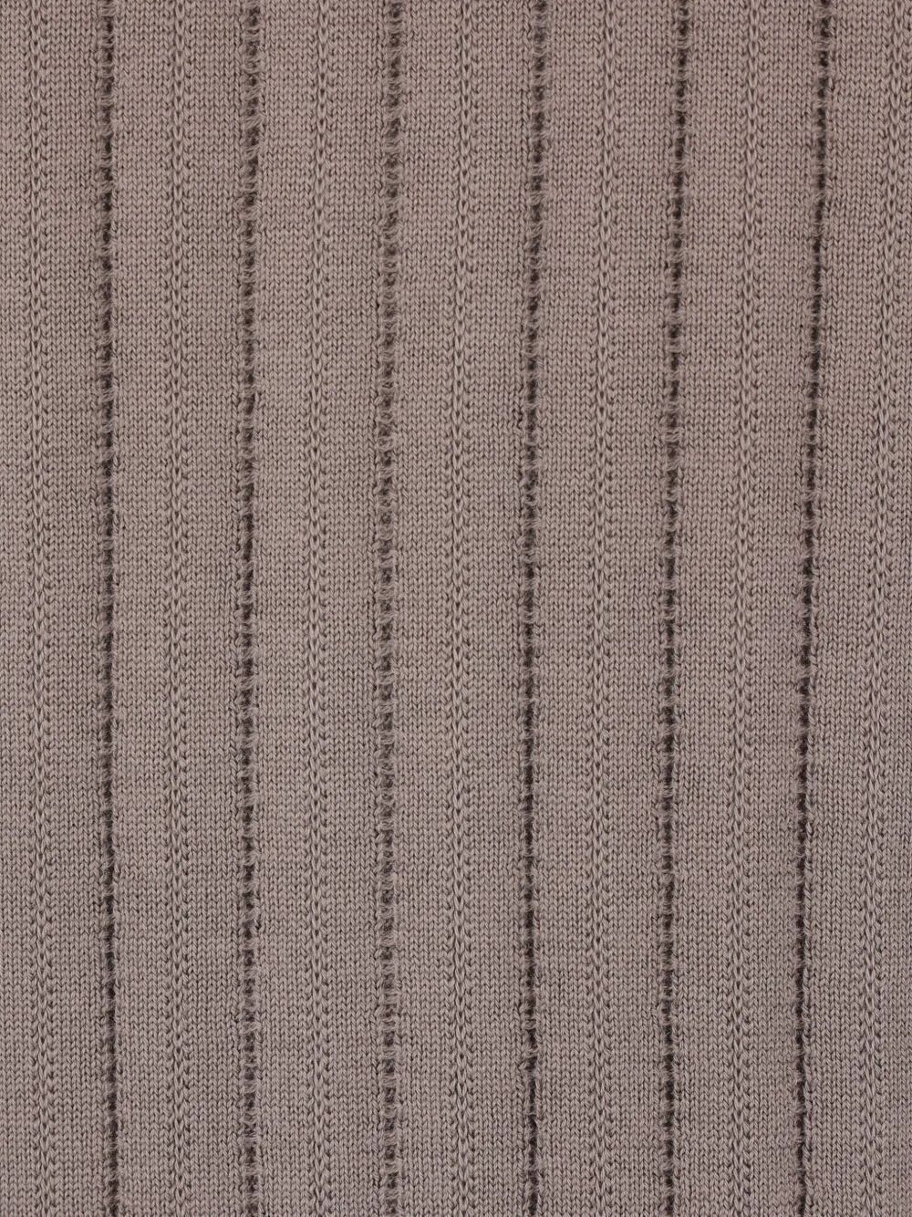 Brunello Cucinelli SHORT SLEEVES POLO NECK CARDIGAN Size US XL / EU 56 / 4 - 4 Thumbnail