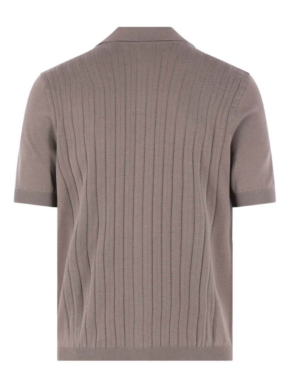 Brunello Cucinelli SHORT SLEEVES POLO NECK CARDIGAN Size US XL / EU 56 / 4 - 3 Thumbnail
