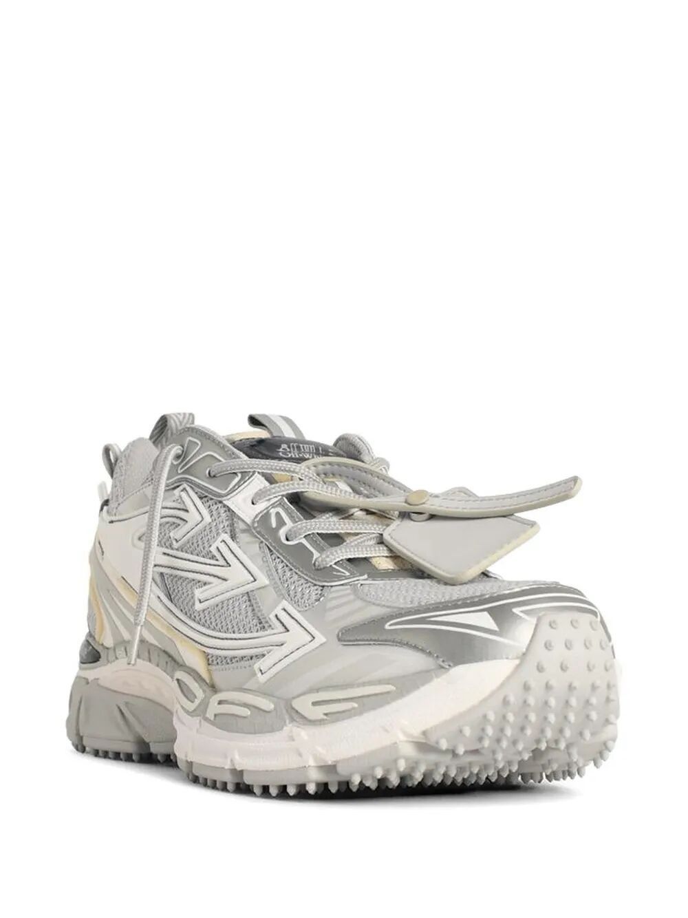 Off-White "OW M-BE RIGHT BACK MESH" SNEAKERS Size US 10 / EU 43 - 2 Thumbnail
