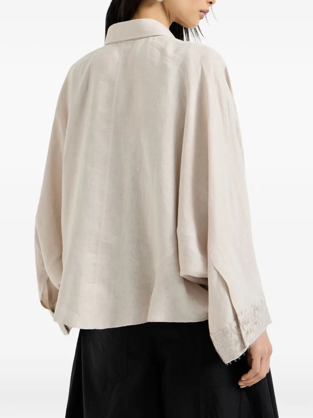 Brunello Cucinelli TRAPEZE DENIM SHIRT Size M / US 6-8 / IT 42-44 - 2 Thumbnail