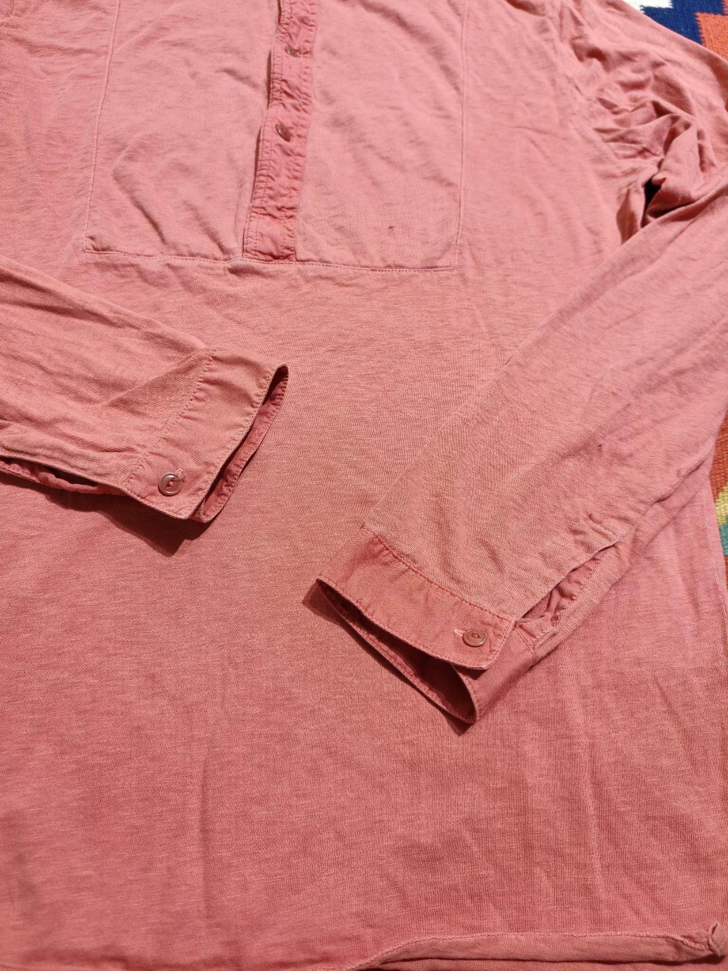 RRL Ralph Lauren RRL Double RL Henley Long Sleeve T-shirt Size US M / EU 48-50 / 2 - 7 Thumbnail