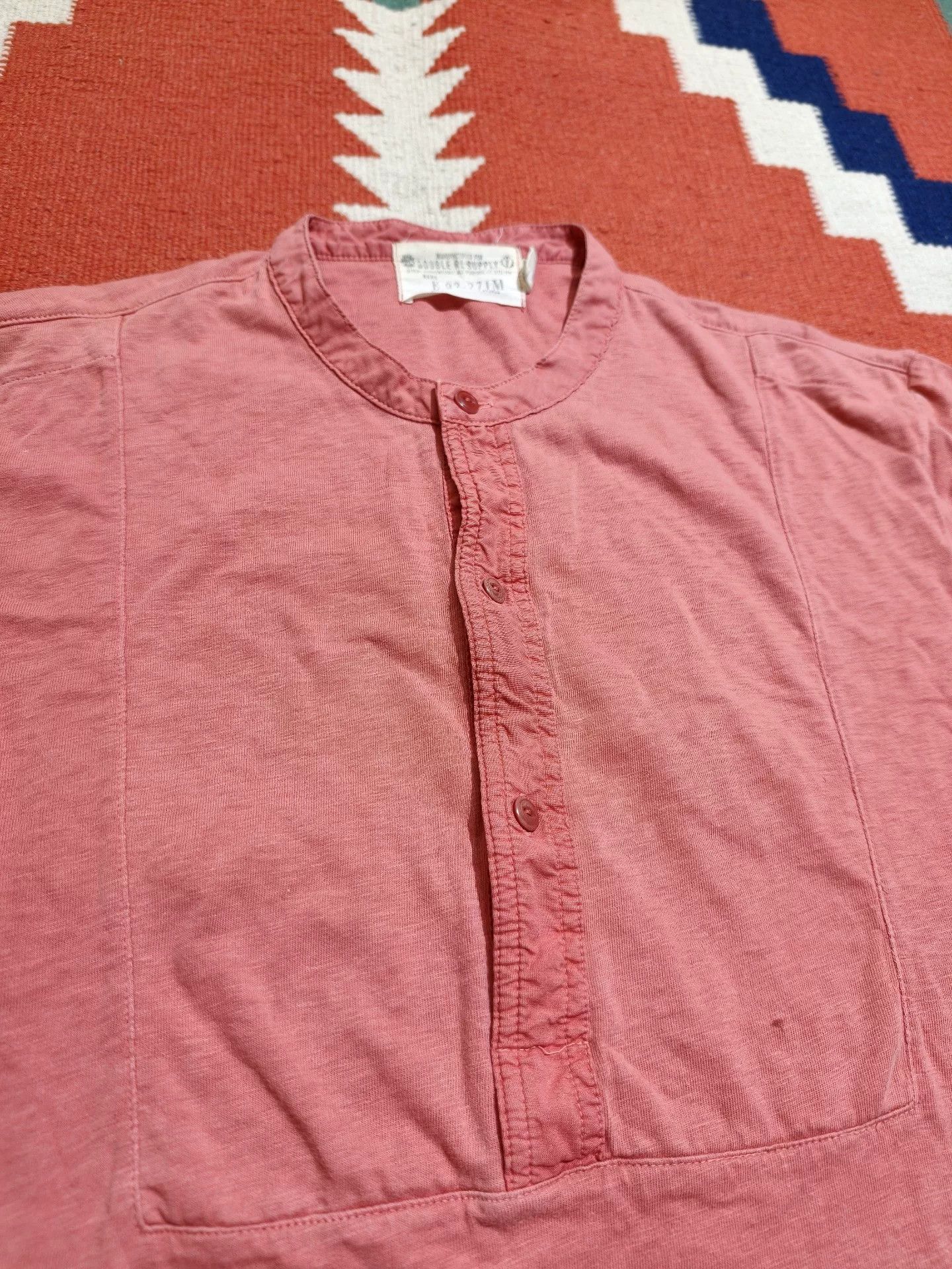 RRL Ralph Lauren RRL Double RL Henley Long Sleeve T-shirt Size US M / EU 48-50 / 2 - 5 Thumbnail
