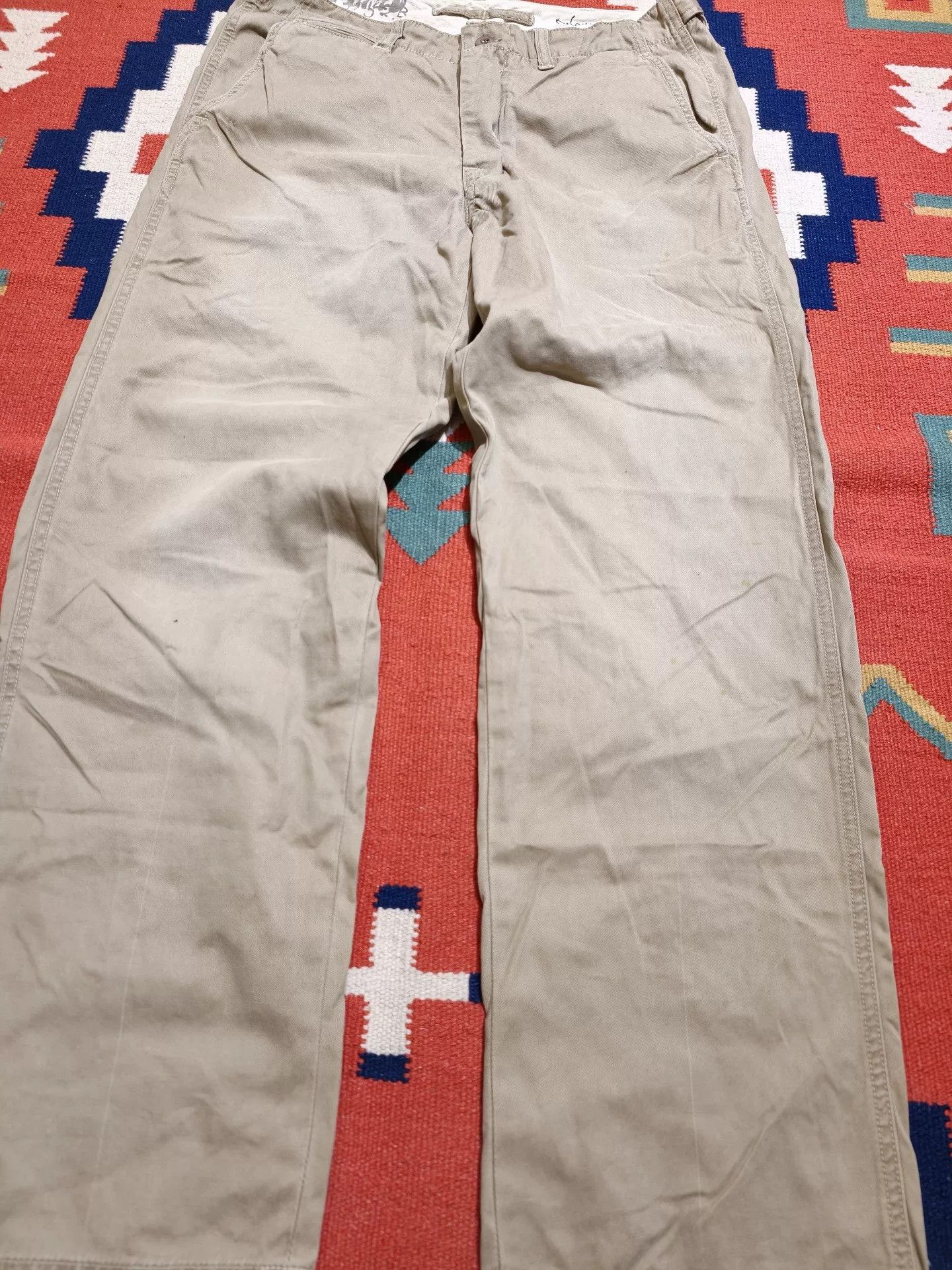 Ralph Lauren Ralph Lauren RL Canvas Distressed Pants Size US 32 / EU 48 - 7 Thumbnail