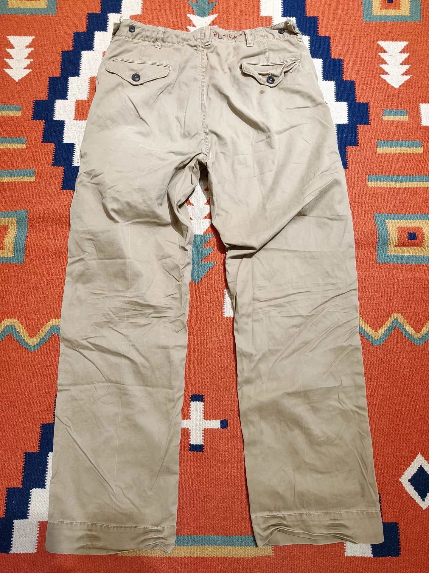 Ralph Lauren Ralph Lauren RL Canvas Distressed Pants Size US 32 / EU 48 - 3 Thumbnail
