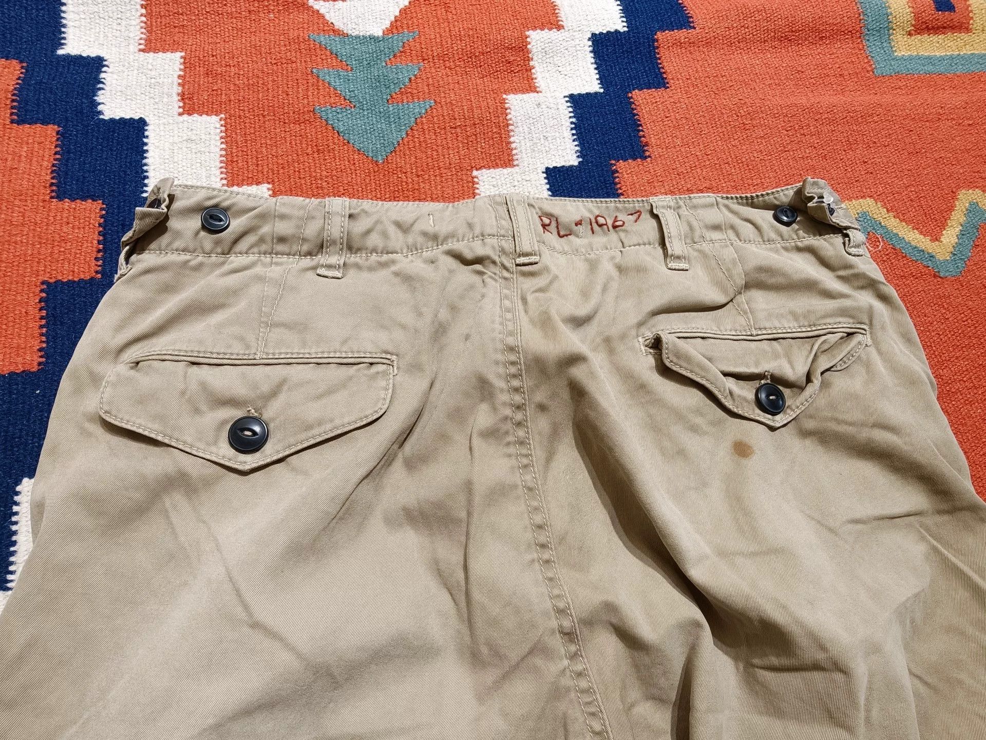 Ralph Lauren Ralph Lauren RL Canvas Distressed Pants Size US 32 / EU 48 - 4 Thumbnail