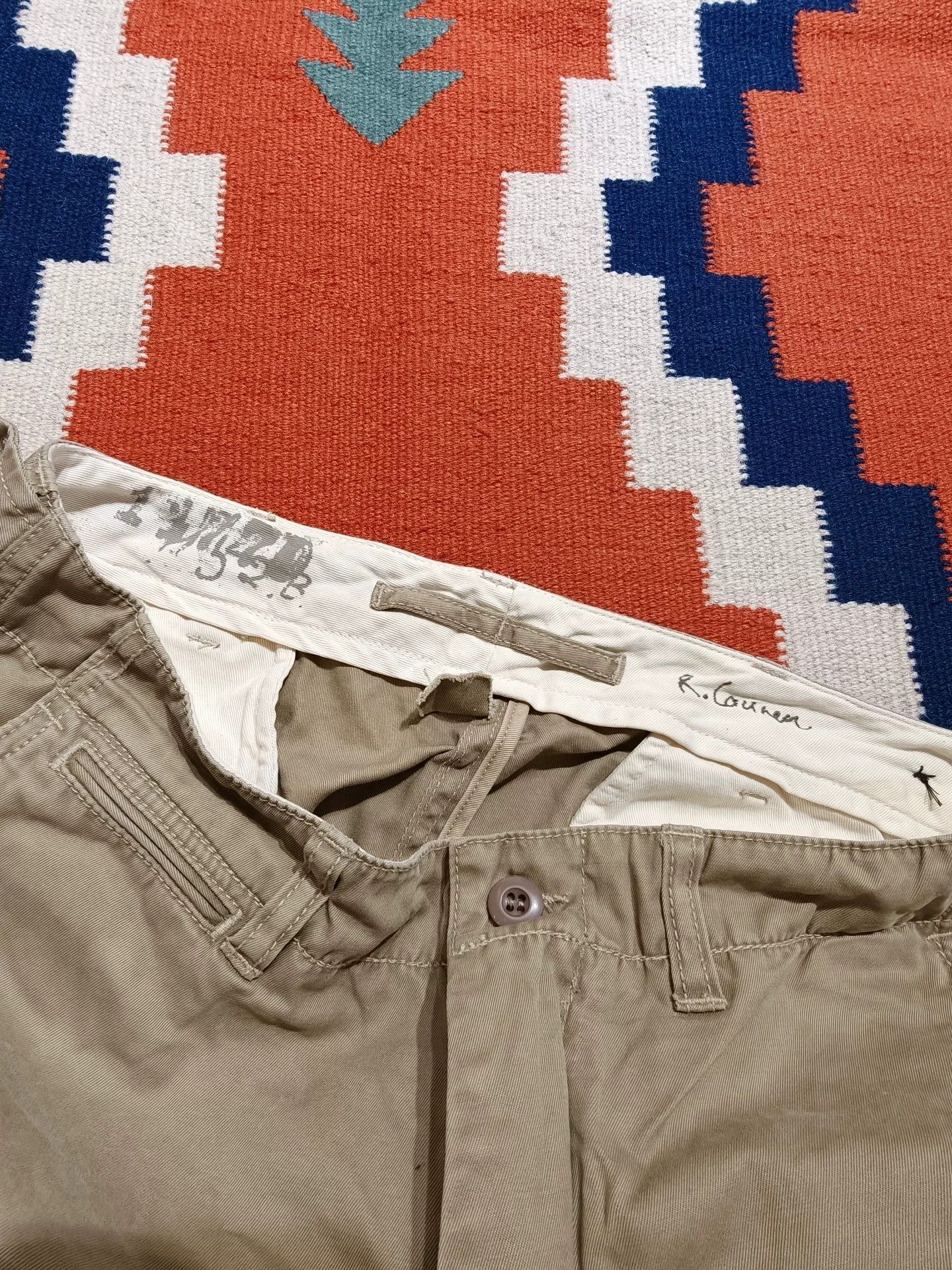 Ralph Lauren Ralph Lauren RL Canvas Distressed Pants Size US 32 / EU 48 - 5 Thumbnail