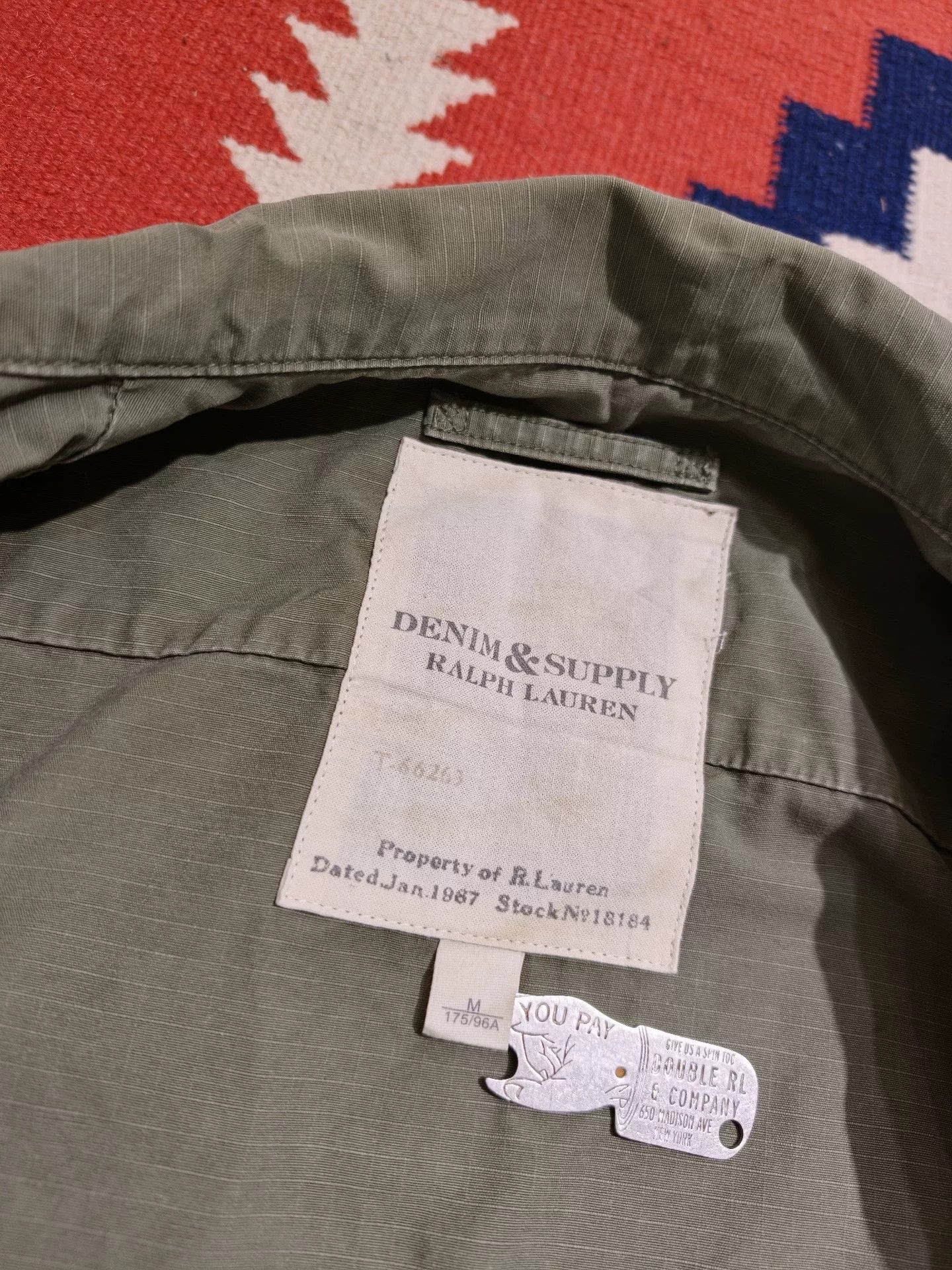 RRL Ralph Lauren RRL Vintage Distressed Leopard Patch Jacket Size US M / EU 48-50 / 2 - 7 Thumbnail