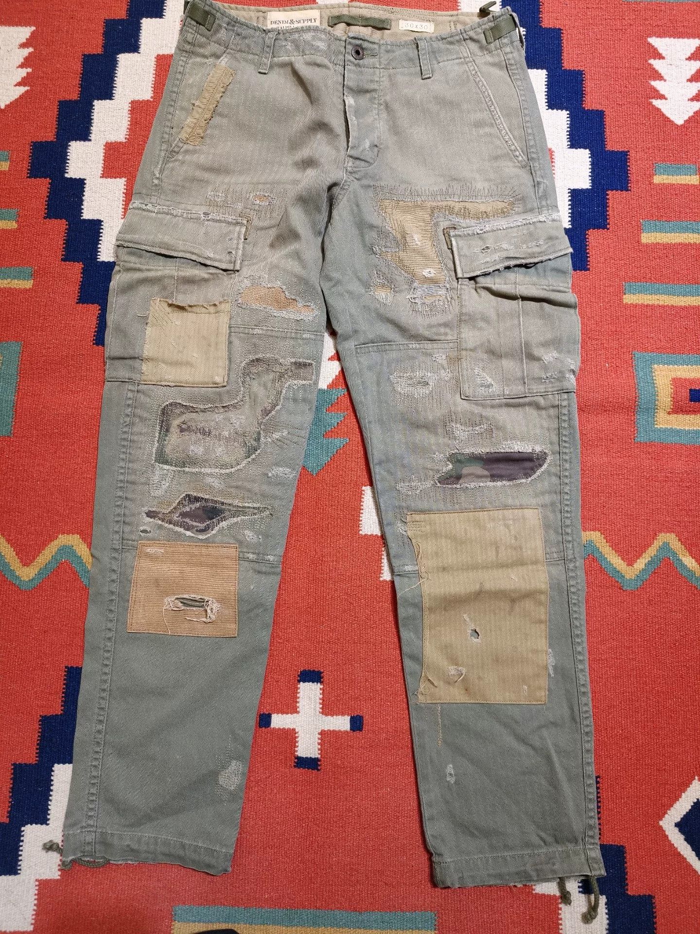 Denim & Supply Ralph Lauren Polo Ralph Lauren DS Vintage Cargo Pants Size US 30 / EU 46 - 8 Thumbnail