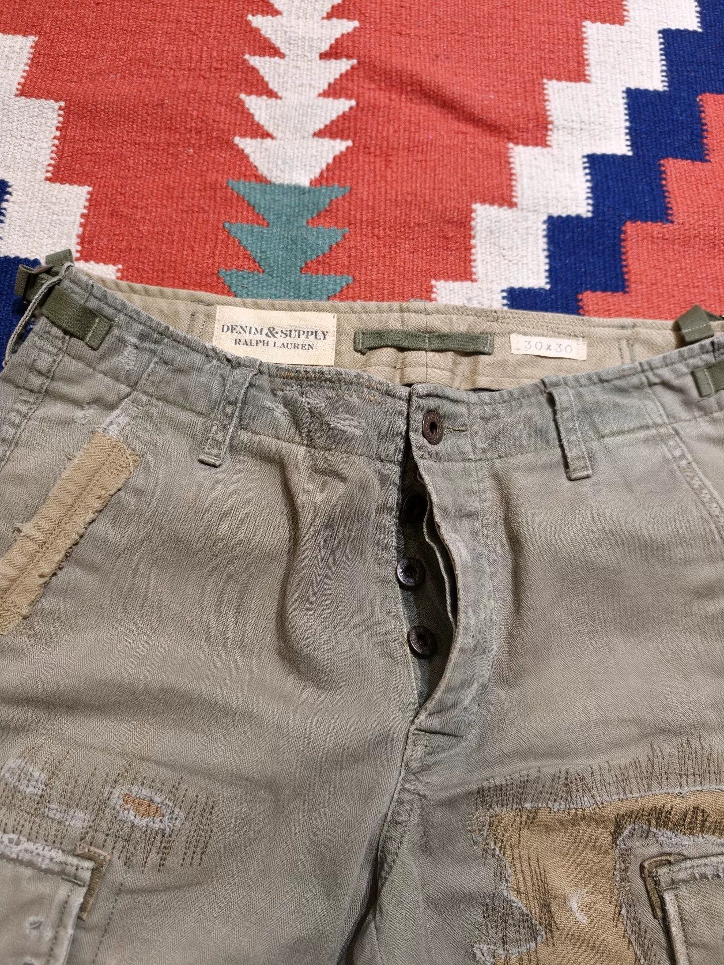 Denim & Supply Ralph Lauren Polo Ralph Lauren DS Vintage Cargo Pants Size US 30 / EU 46 - 3 Thumbnail