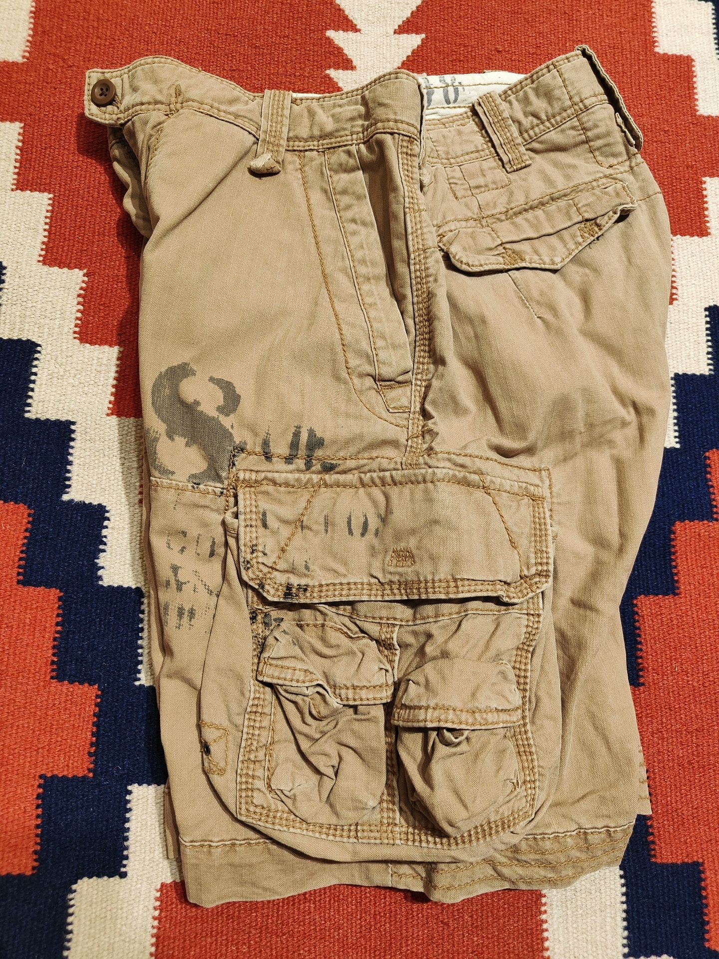RRL Ralph Lauren RRL Polo Ralph Lauren Cargo Shorts Size US 30 / EU 46 - 9 Thumbnail