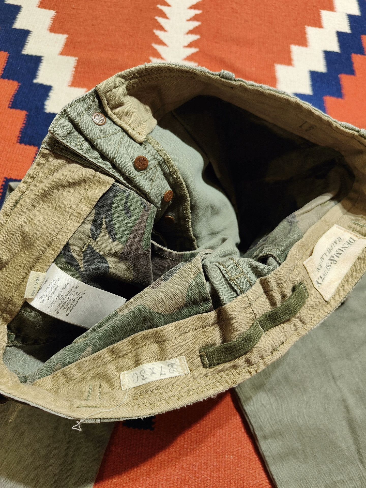 Denim & Supply Ralph Lauren Ralph Lauren DS Vintage Military Cargo Pants Size US 30 / EU 46 - 6 Thumbnail