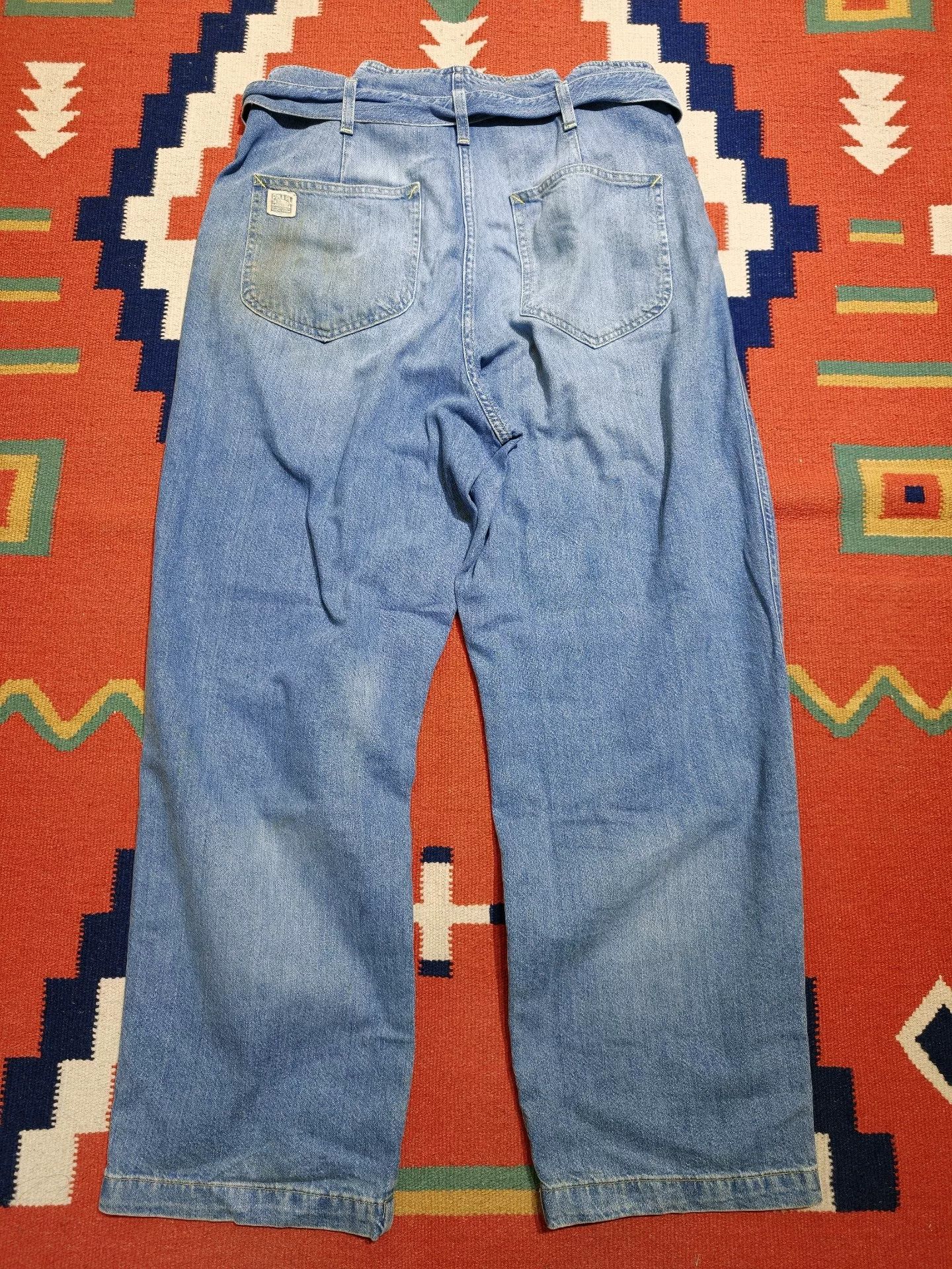 Polo Ralph Lauren Polo Ralph Lauren Loose Belted Jeans Size US 28 / EU 44 - 3 Thumbnail