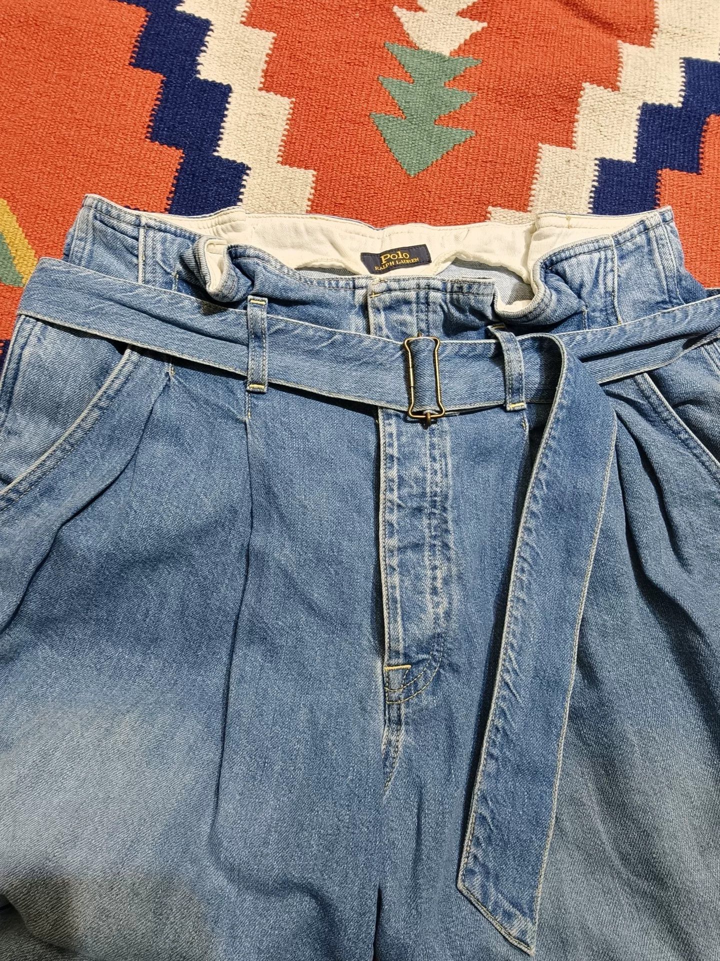 Polo Ralph Lauren Polo Ralph Lauren Loose Belted Jeans Size US 28 / EU 44 - 2 Thumbnail