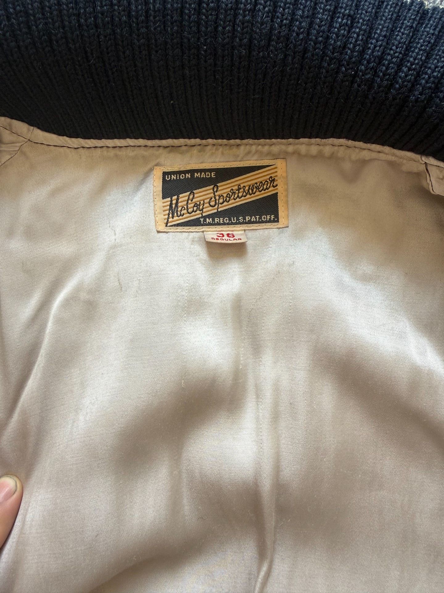The Real McCoy's Real McCoy Baseball Jacket Size US M / EU 48-50 / 2 - 5 Thumbnail
