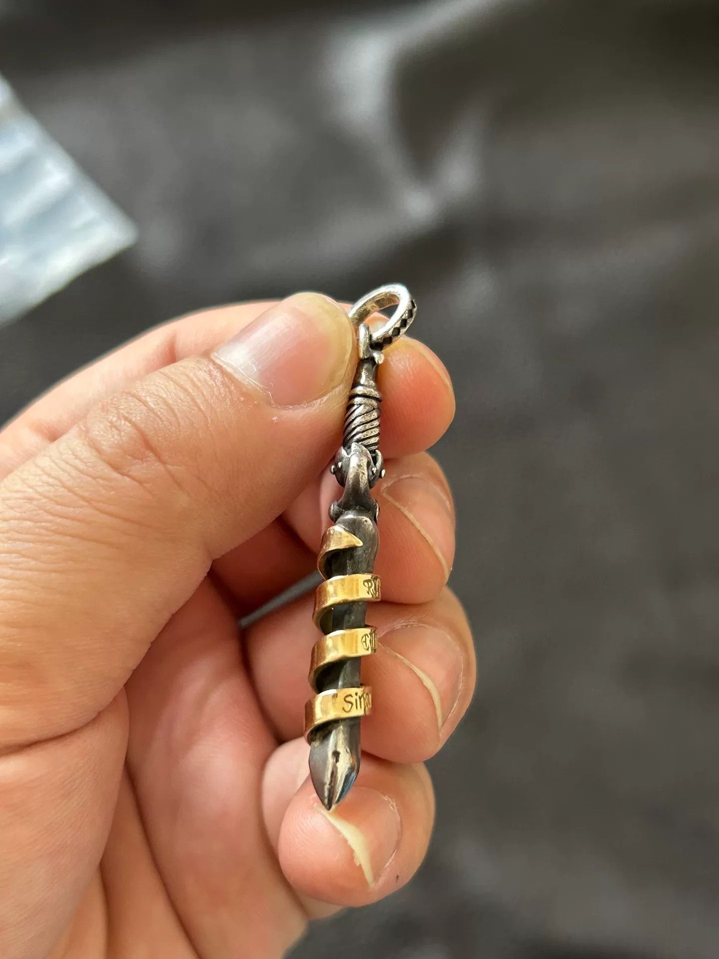 The Flat Head RJB x The Flat Head 18K Gold Dagger Pendant Size ONE SIZE - 5 Thumbnail