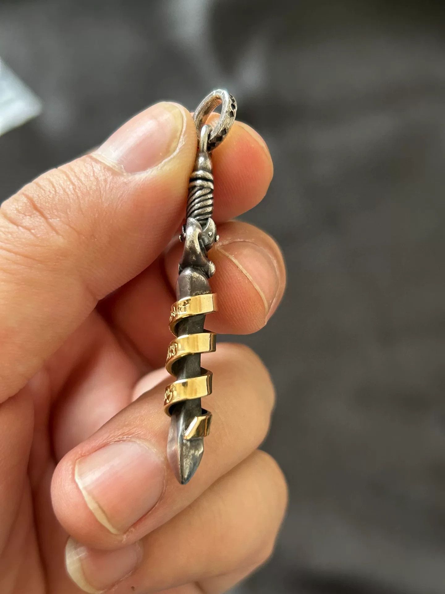 The Flat Head RJB x The Flat Head 18K Gold Dagger Pendant Size ONE SIZE - 6 Thumbnail