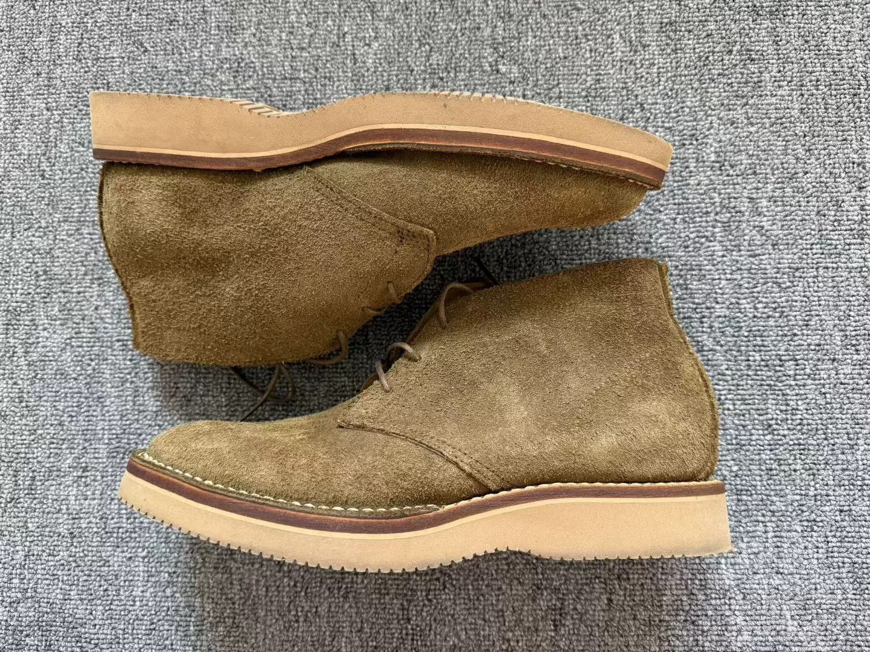 Viberg Viberg Chukka Mocha Suede Boots Size US 9 / EU 42 - 2 Thumbnail