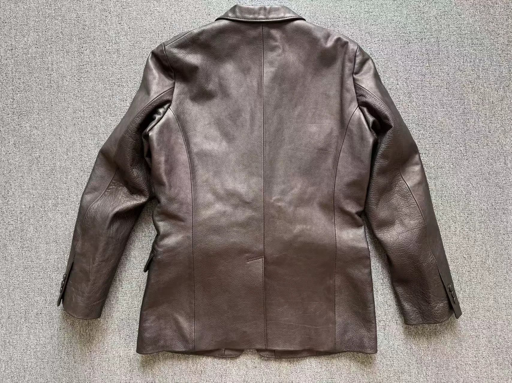 FrizmWORKS Tenjin Works CJ02 Leather Jacket Size US S / EU 44-46 / 1 - 4 Thumbnail