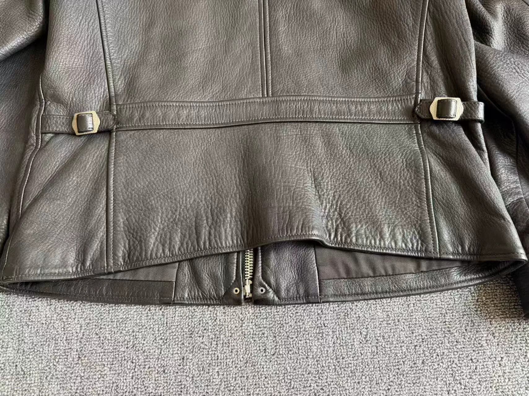 The Real McCoy's Joe McCoy 1930 Deerskin Leather Jacket Size US XXS / EU 40 - 6 Thumbnail
