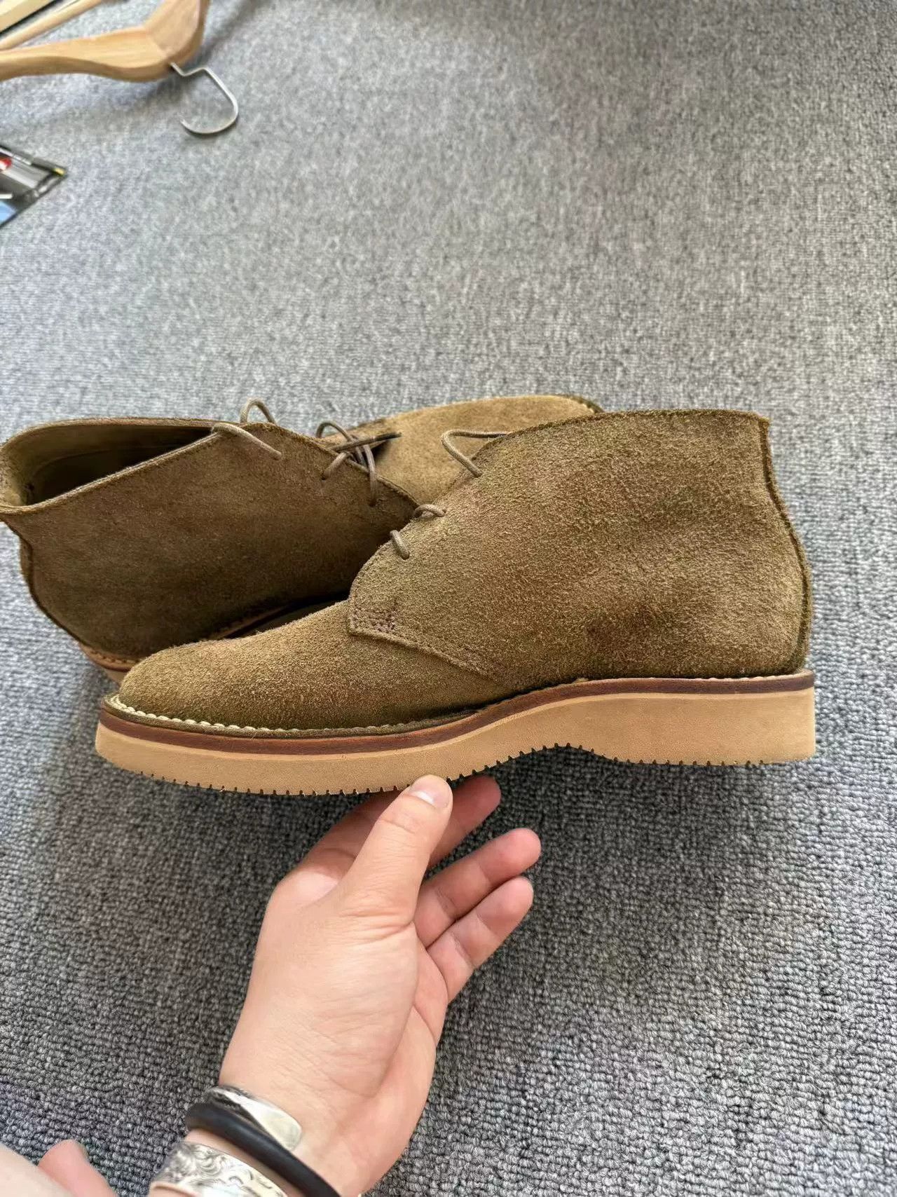 Viberg Viberg Mocha Suede Chukka Boots Size US 9 / EU 42 - 4 Thumbnail