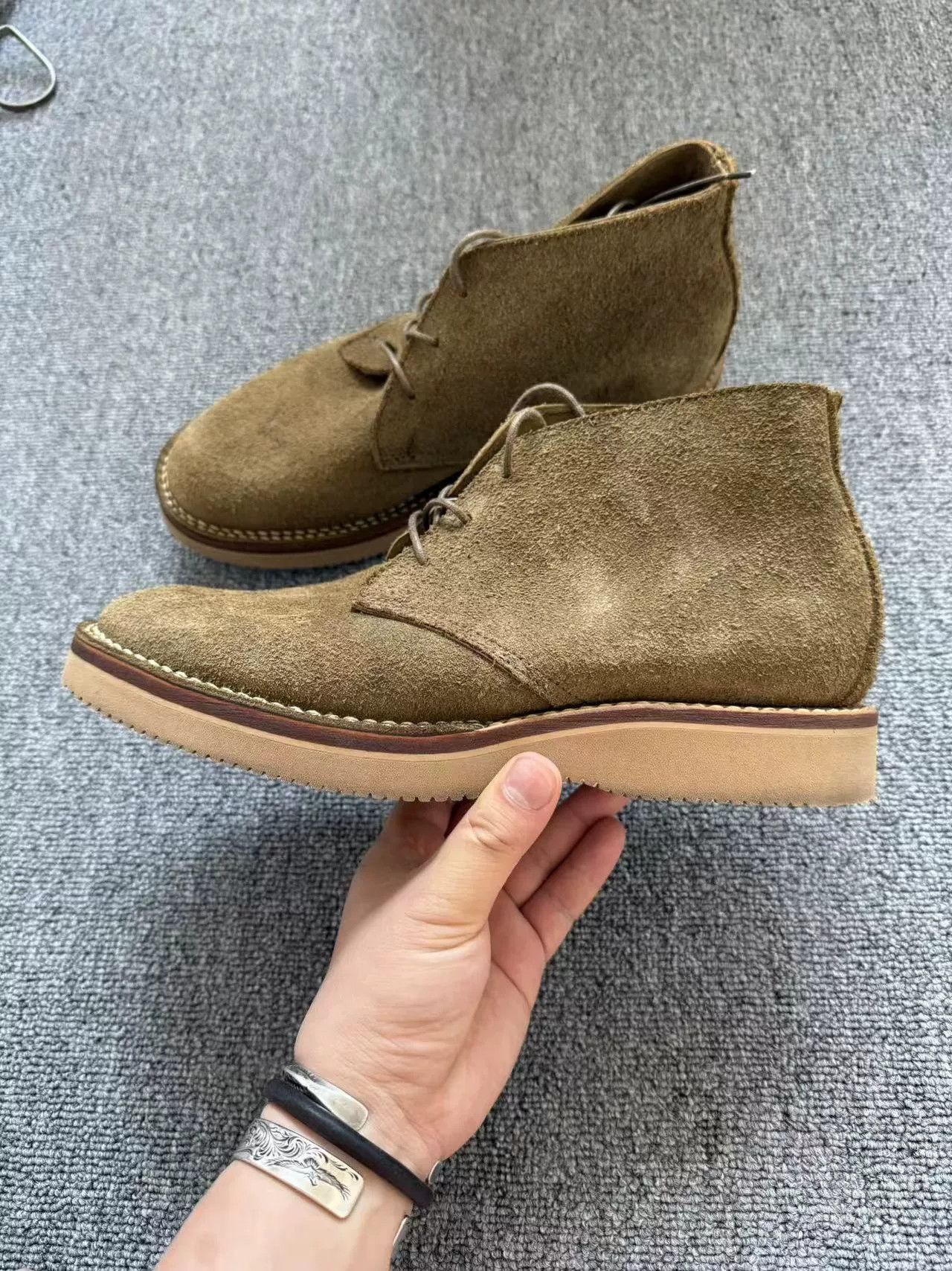 Viberg Viberg Mocha Suede Chukka Boots Size US 9 / EU 42 - 3 Thumbnail