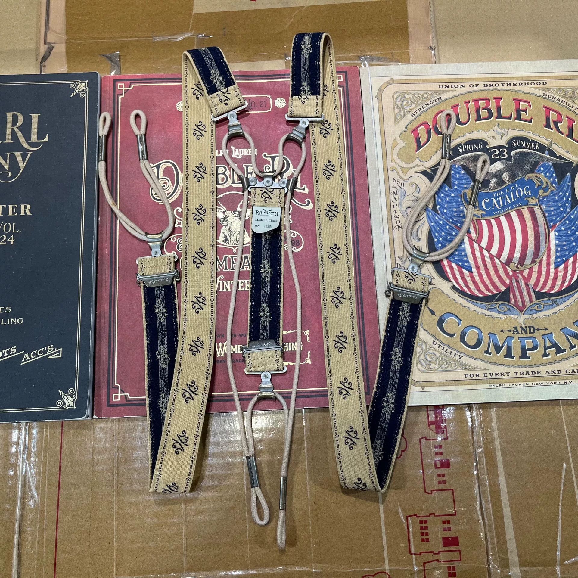 RRL Ralph Lauren RRL Double RL Suspenders Size ONE SIZE - 2 Thumbnail
