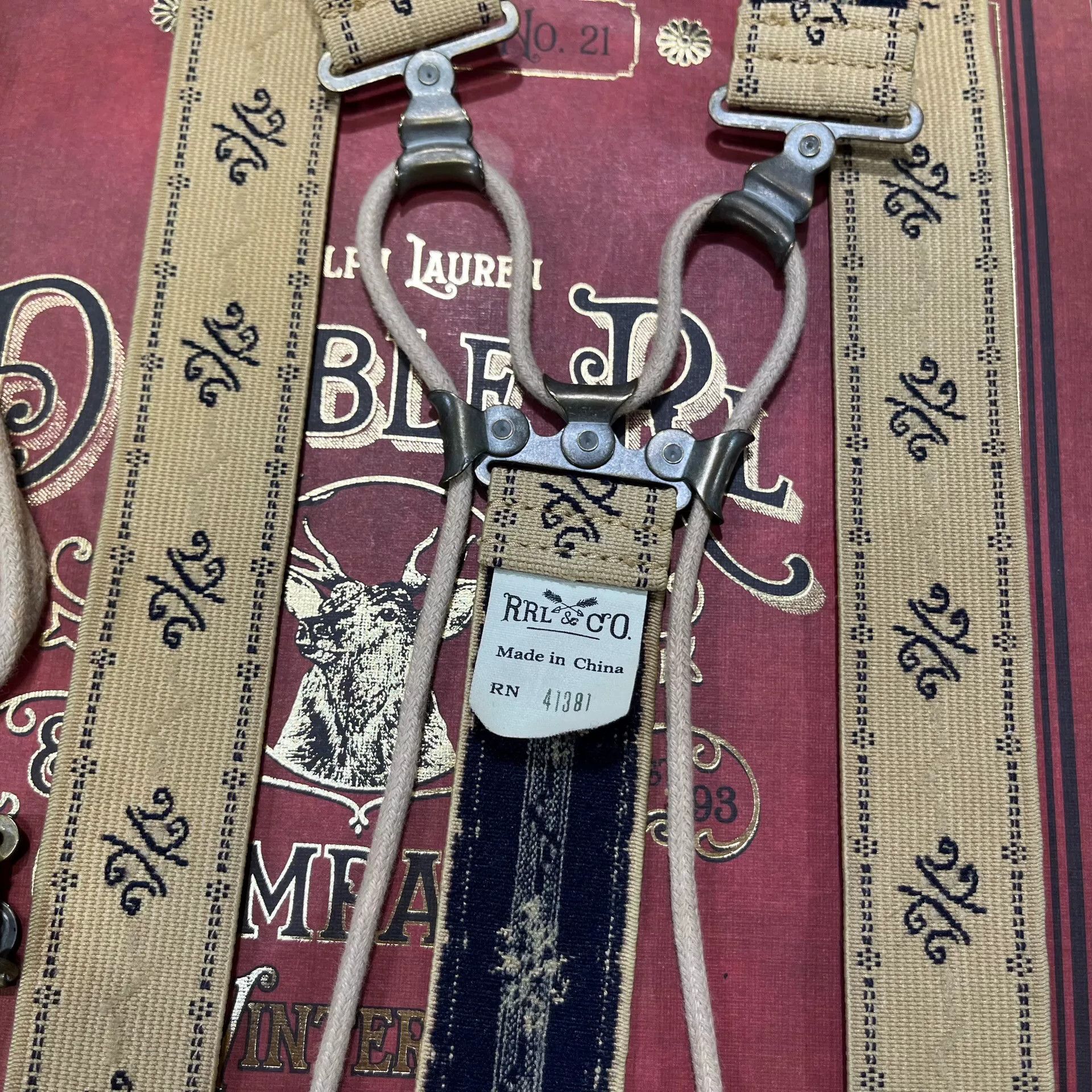 RRL Ralph Lauren RRL Double RL Suspenders Size ONE SIZE - 3 Thumbnail