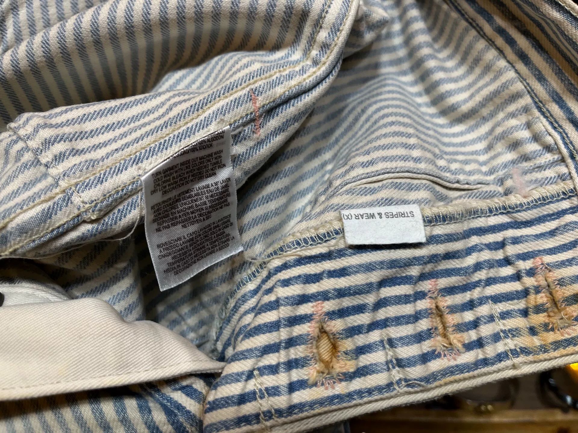 RRL Ralph Lauren RRL Vintage Striped Casual Pants Size US 30 / EU 46 - 5 Thumbnail