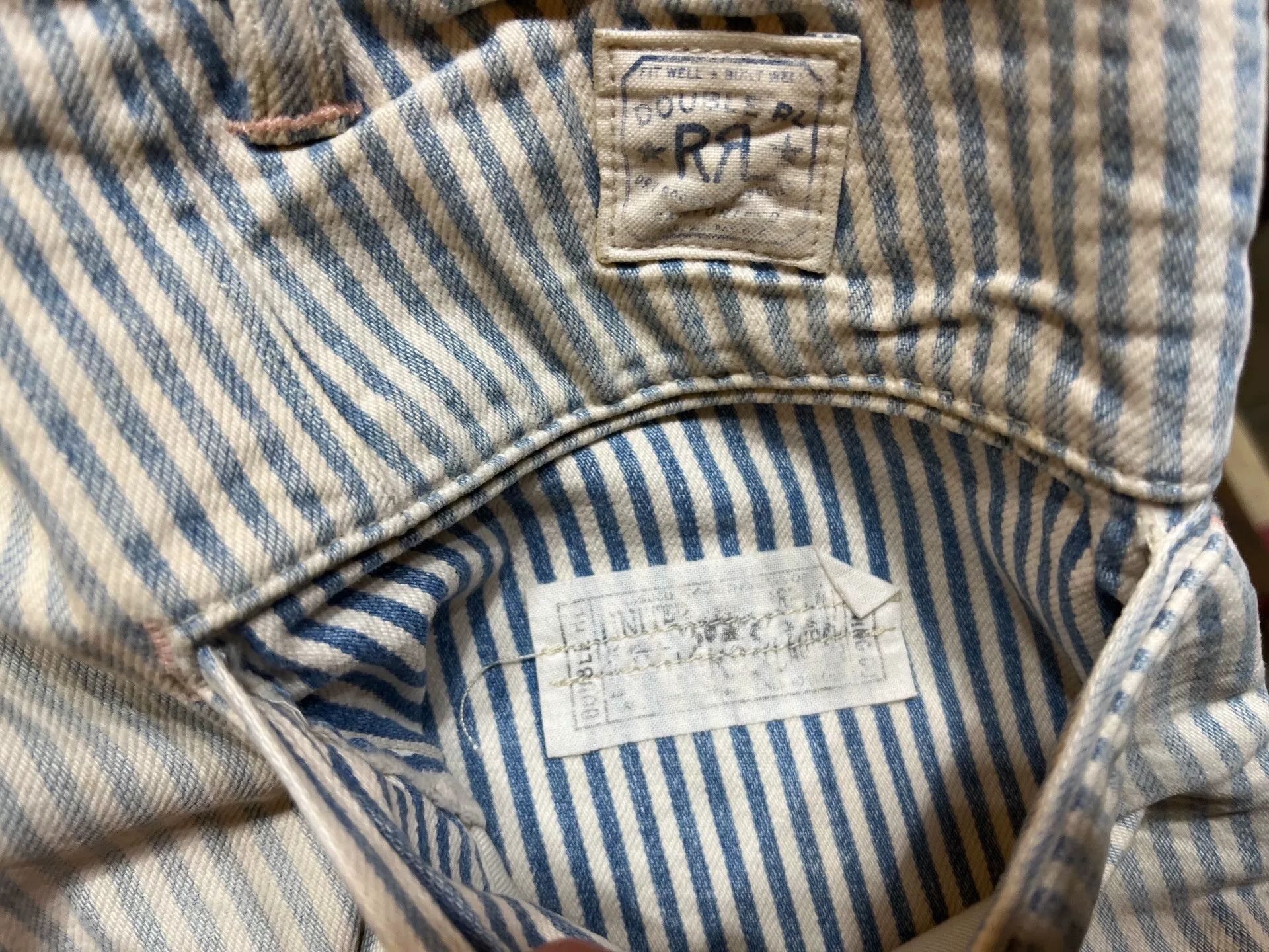 RRL Ralph Lauren RRL Vintage Striped Casual Pants Size US 30 / EU 46 - 8 Thumbnail