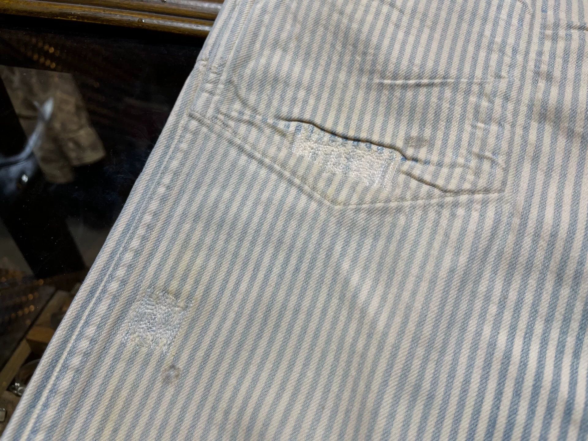 RRL Ralph Lauren RRL Vintage Striped Casual Pants Size US 30 / EU 46 - 6 Thumbnail