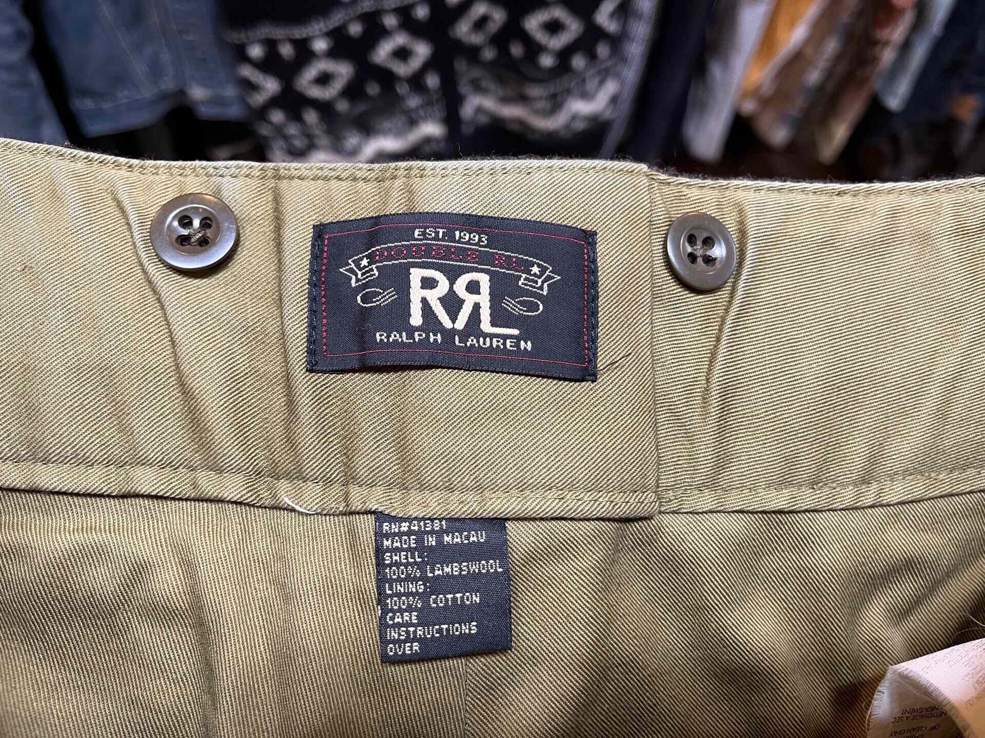 RRL Ralph Lauren RRL Double RL Wool Herringbone Pants Size US 30 / EU 46 - 3 Thumbnail