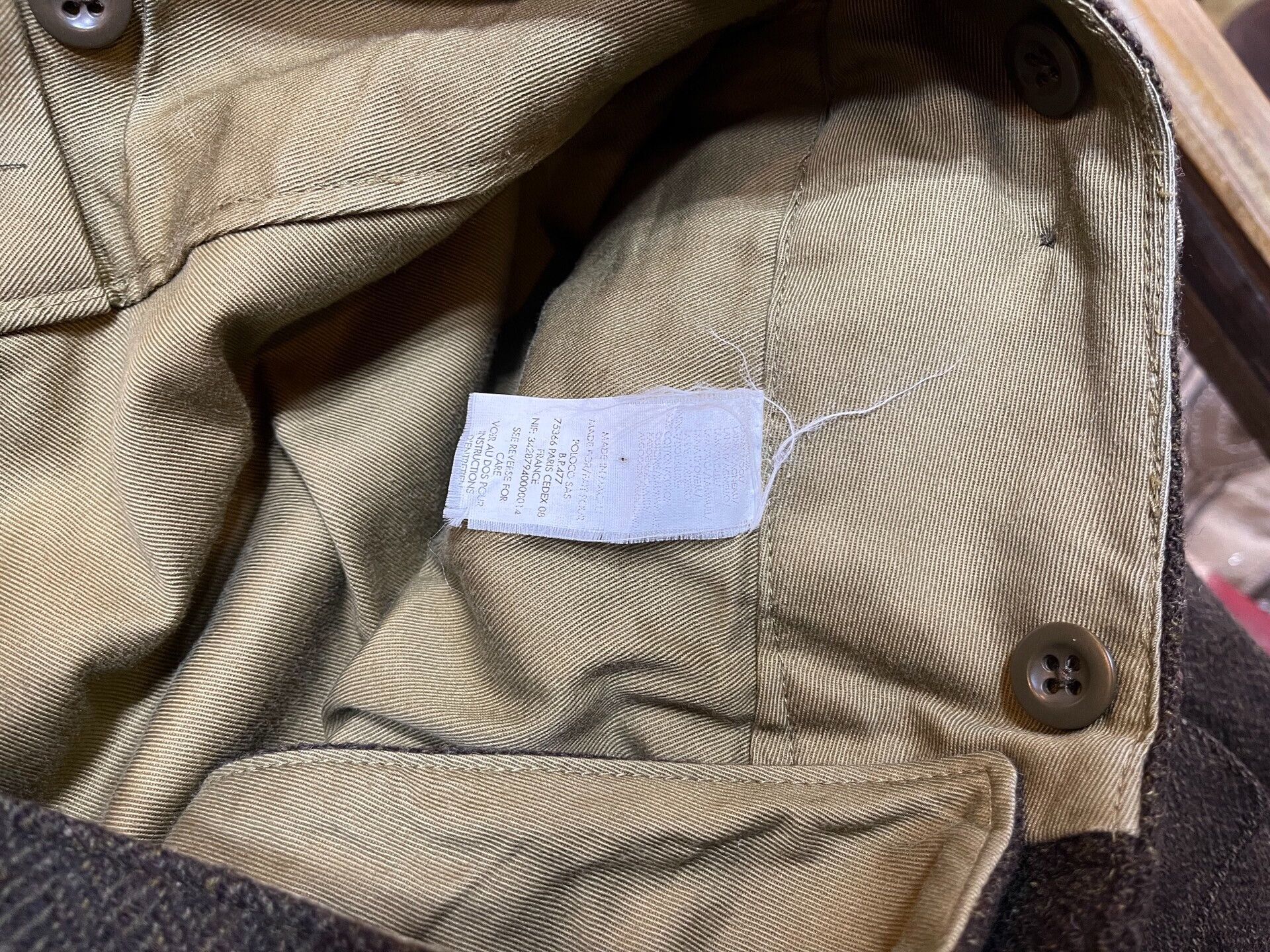 RRL Ralph Lauren RRL Double RL Wool Herringbone Pants Size US 30 / EU 46 - 4 Thumbnail